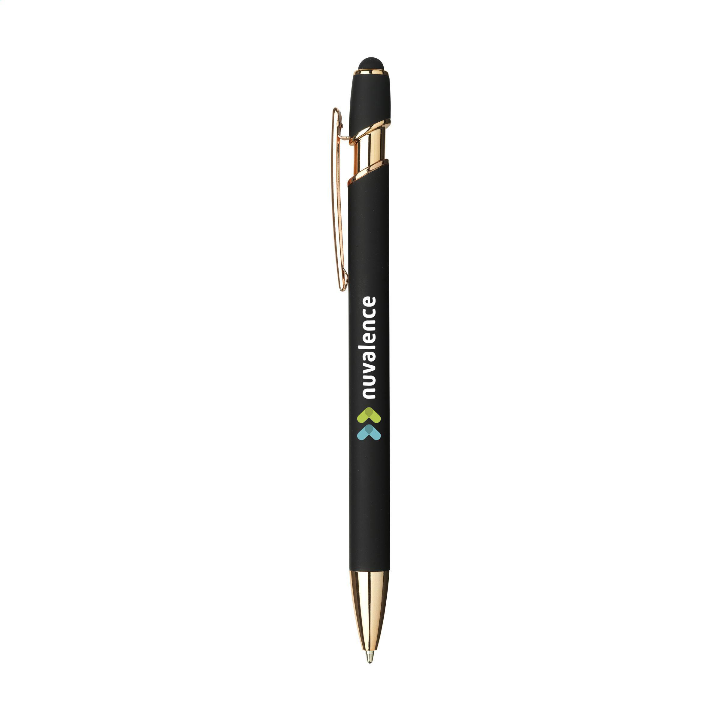 Kugelschreiber Luca Copper Stylus – recyceltes Alu, SoftTouch, RCS