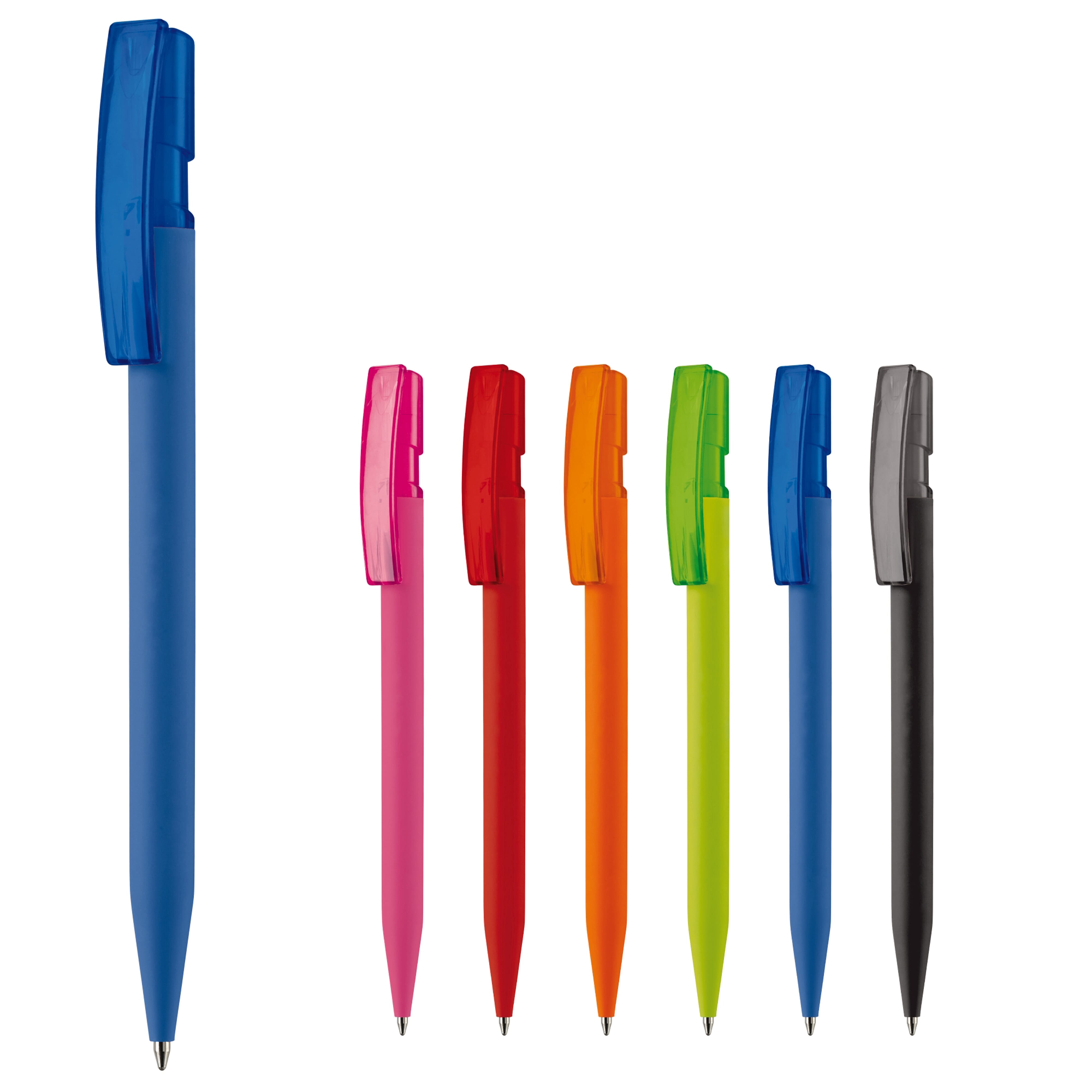 Kugelschreiber Nash Soft-Touch, ABS – Werbeartikel Made in Germany