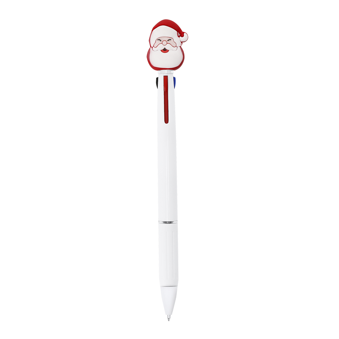 Mehrfarbiger Kugelschreiber Trismas - 3-in-1 ABS, Soft-Touch, bedruckbar