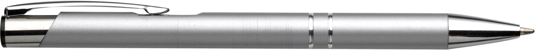 Kugelschreiber Aluminium Albacete – Werbeartikel mit Druck, Metall-Clip