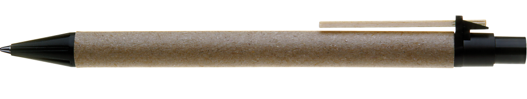 PAPER PEN Druckkugelschreiber aus Pappe mit Holzclip – bedruckbar