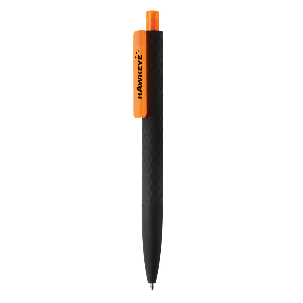 Kugelschreiber X3-Black Smooth-Touch aus recyceltem ABS, bedruckbar