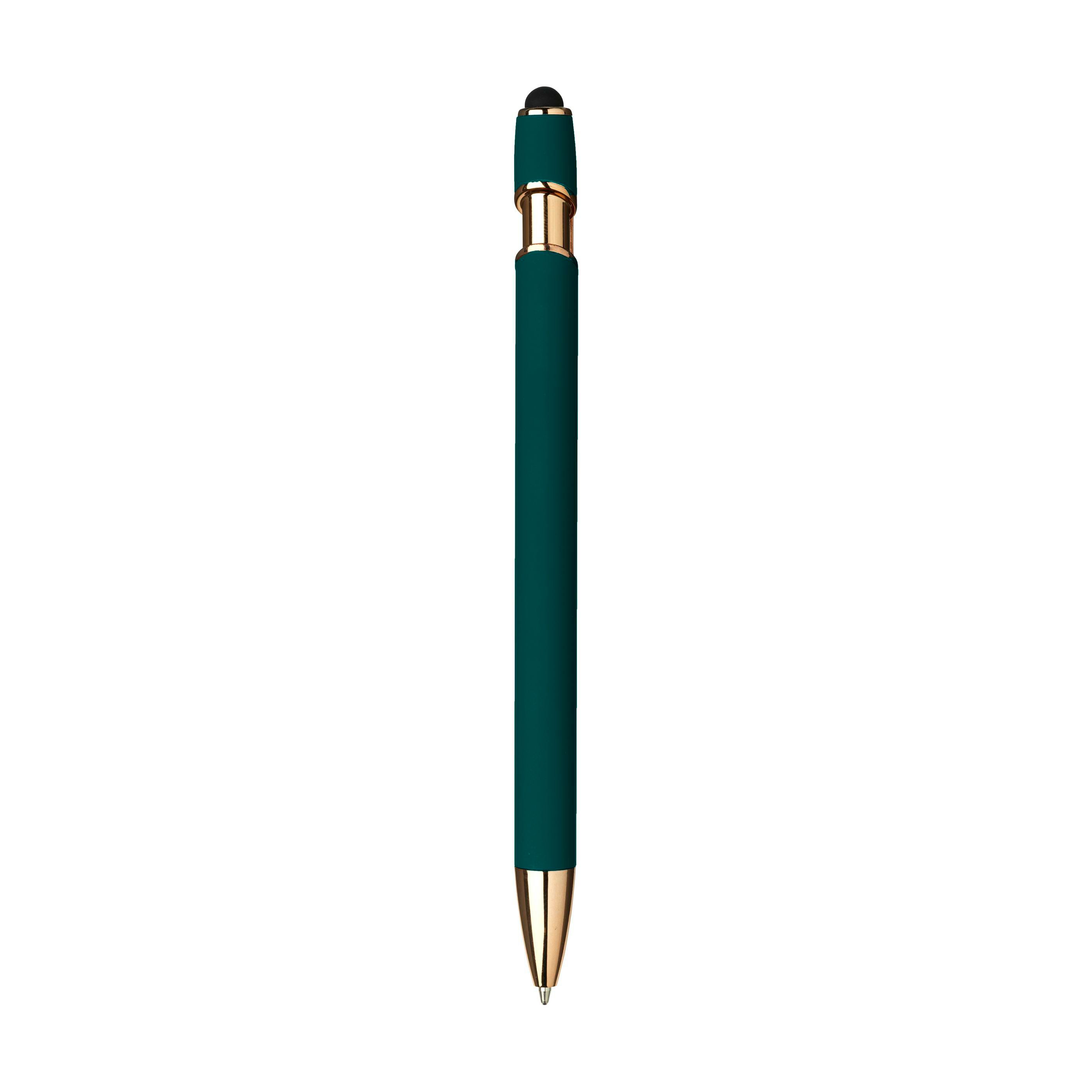 Kugelschreiber Luca Copper Stylus – recyceltes Alu, SoftTouch, RCS