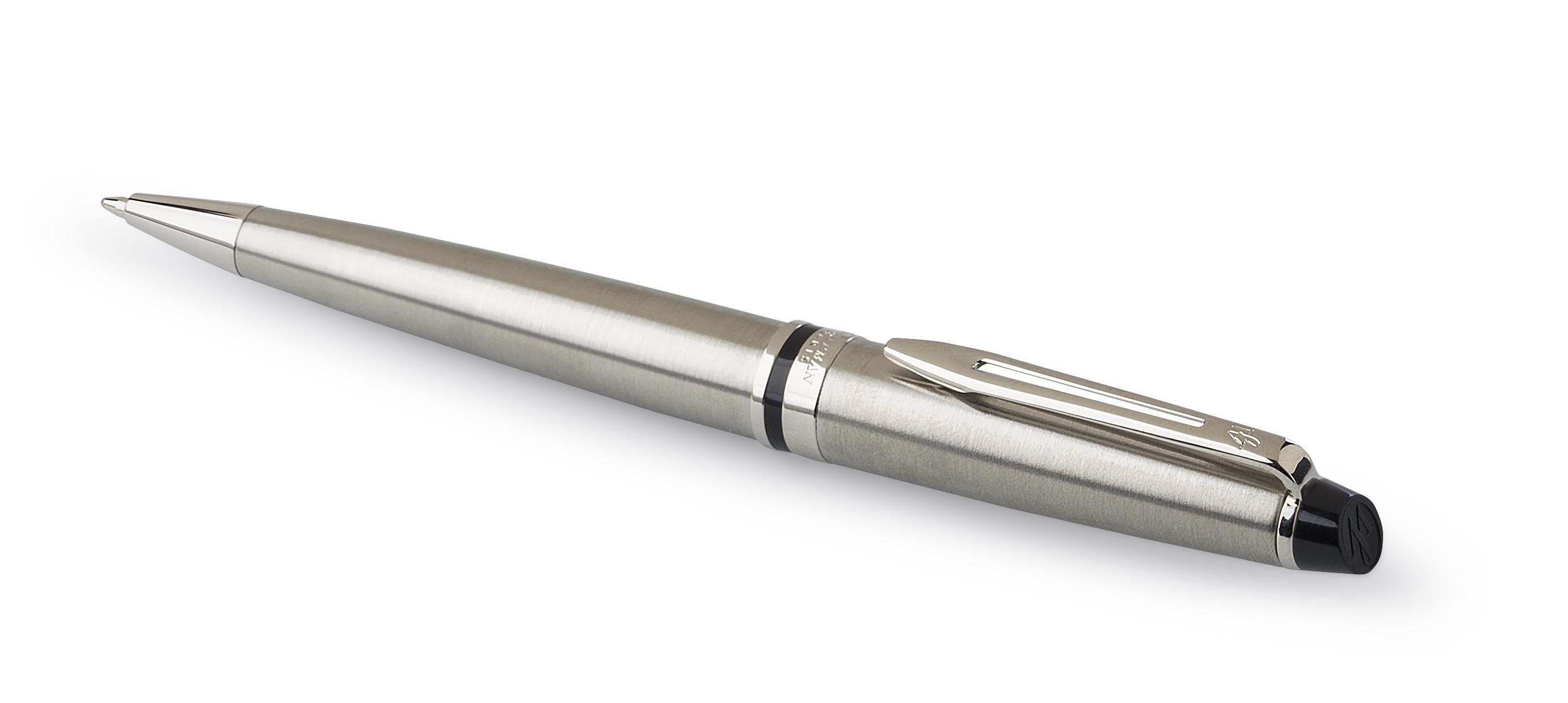 Waterman Expert Kugelschreiber Metall Edelstahl als Werbeartikel bedruckbar