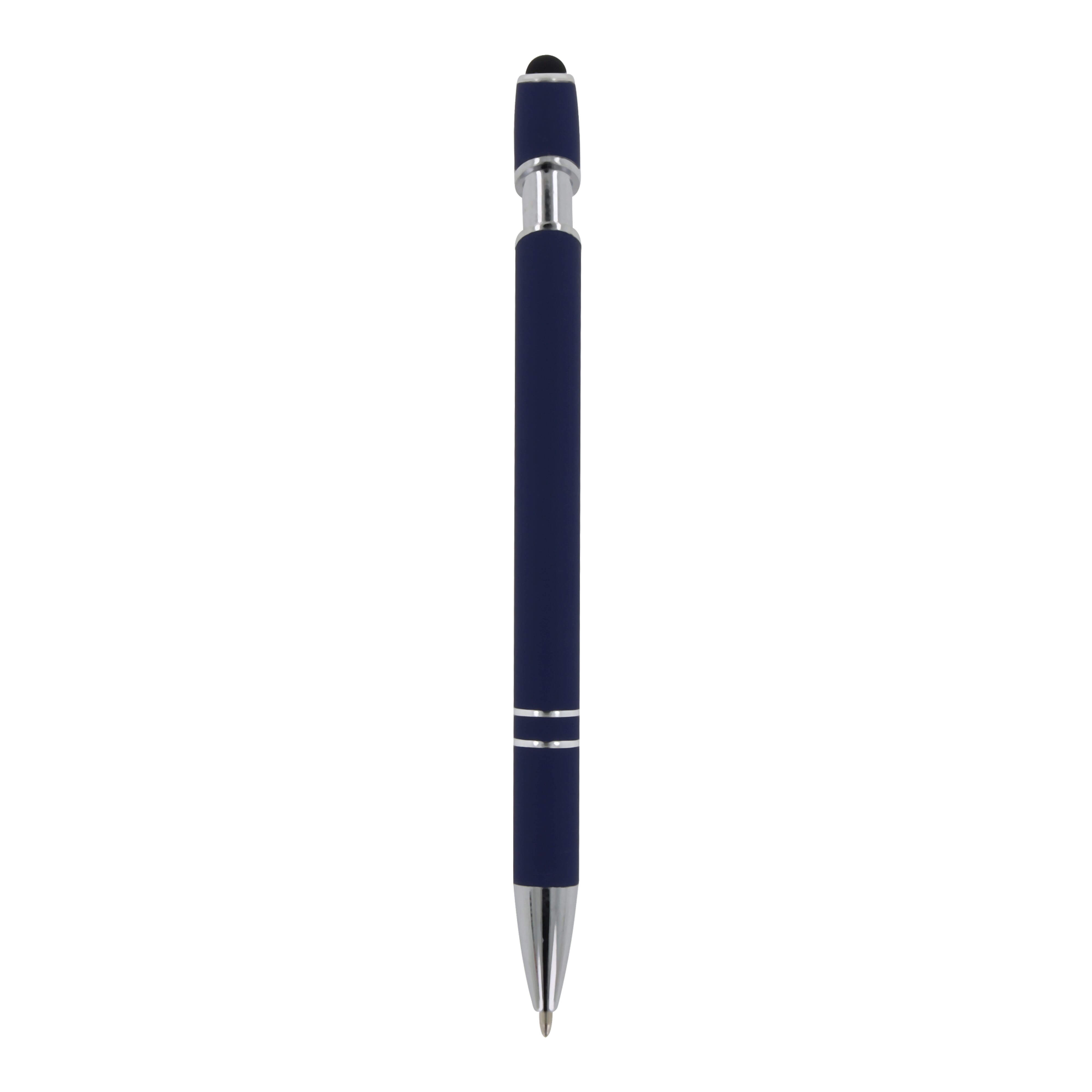 Kugelschreiber Paris Metall Soft Touch - Aluminium mit Stylus, bedruckbar