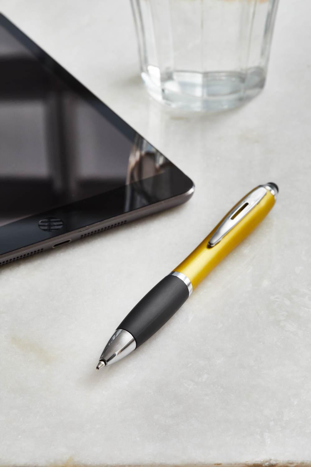 Kugelschreiber Kunststoff Lana mit Touchpen – bedruckbarer Werbeartikel
