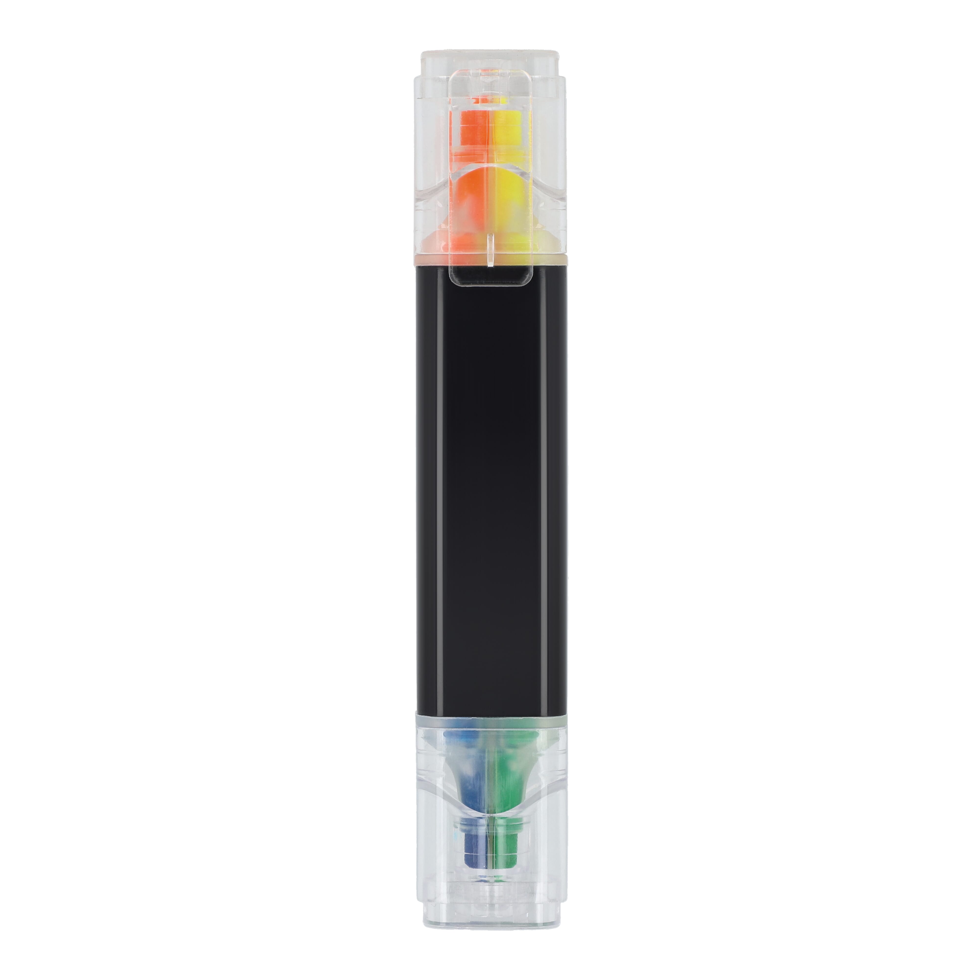 4-in-1-Textmarker als Werbeartikel - 4 Schreibfarben, bedruckbar