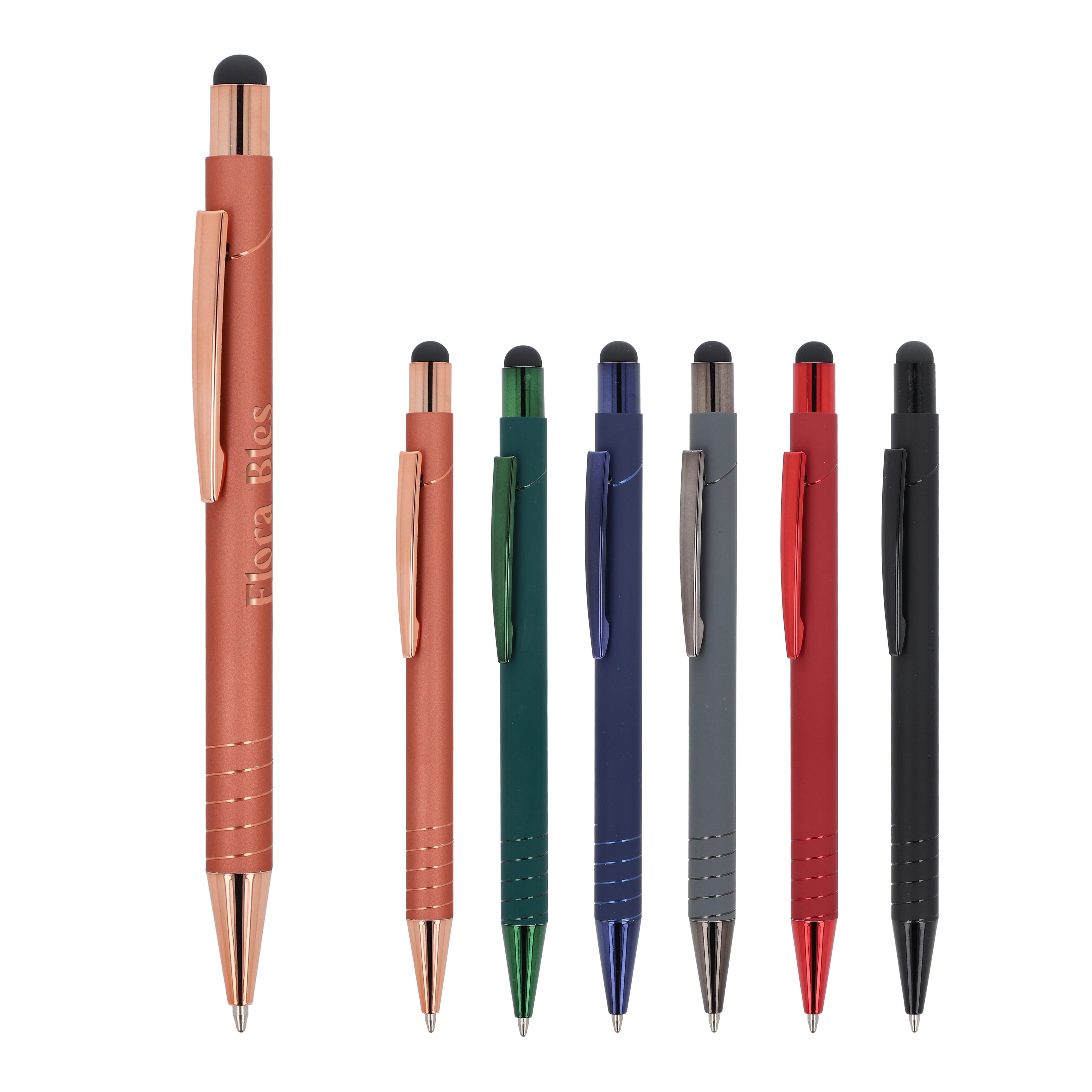 Kugelschreiber Venice Deluxe aus Aluminium mit Stylus, bedruckbar