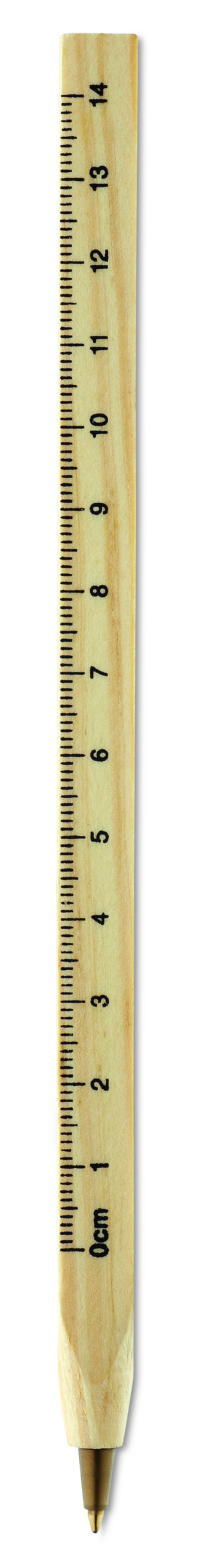 Holzkugelschreiber WOODAVE mit Lineal-Funktion – Werbeartikel bedruckbar