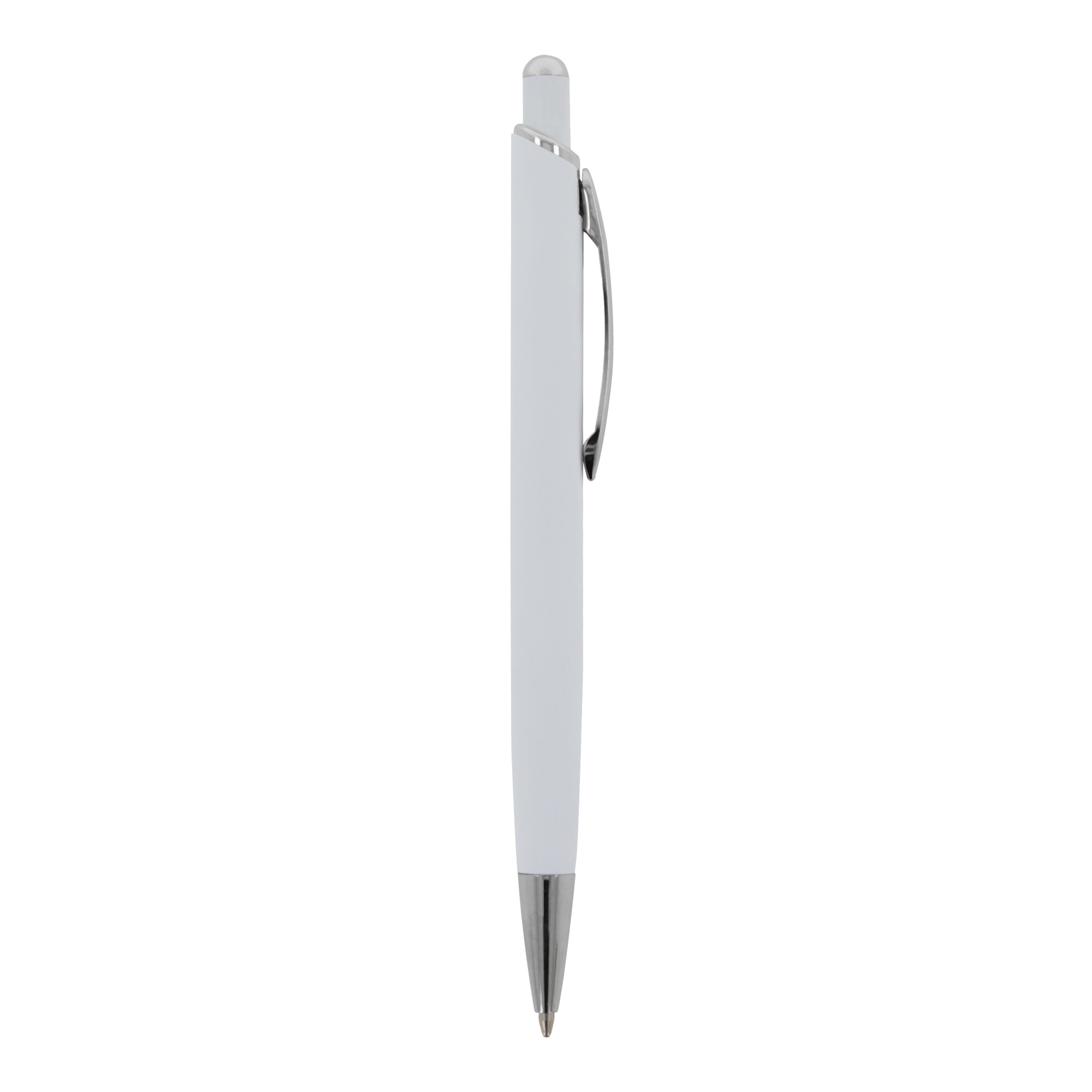 Kugelschreiber Monaco Metall Soft Touch - Aluminium, bedruckbar