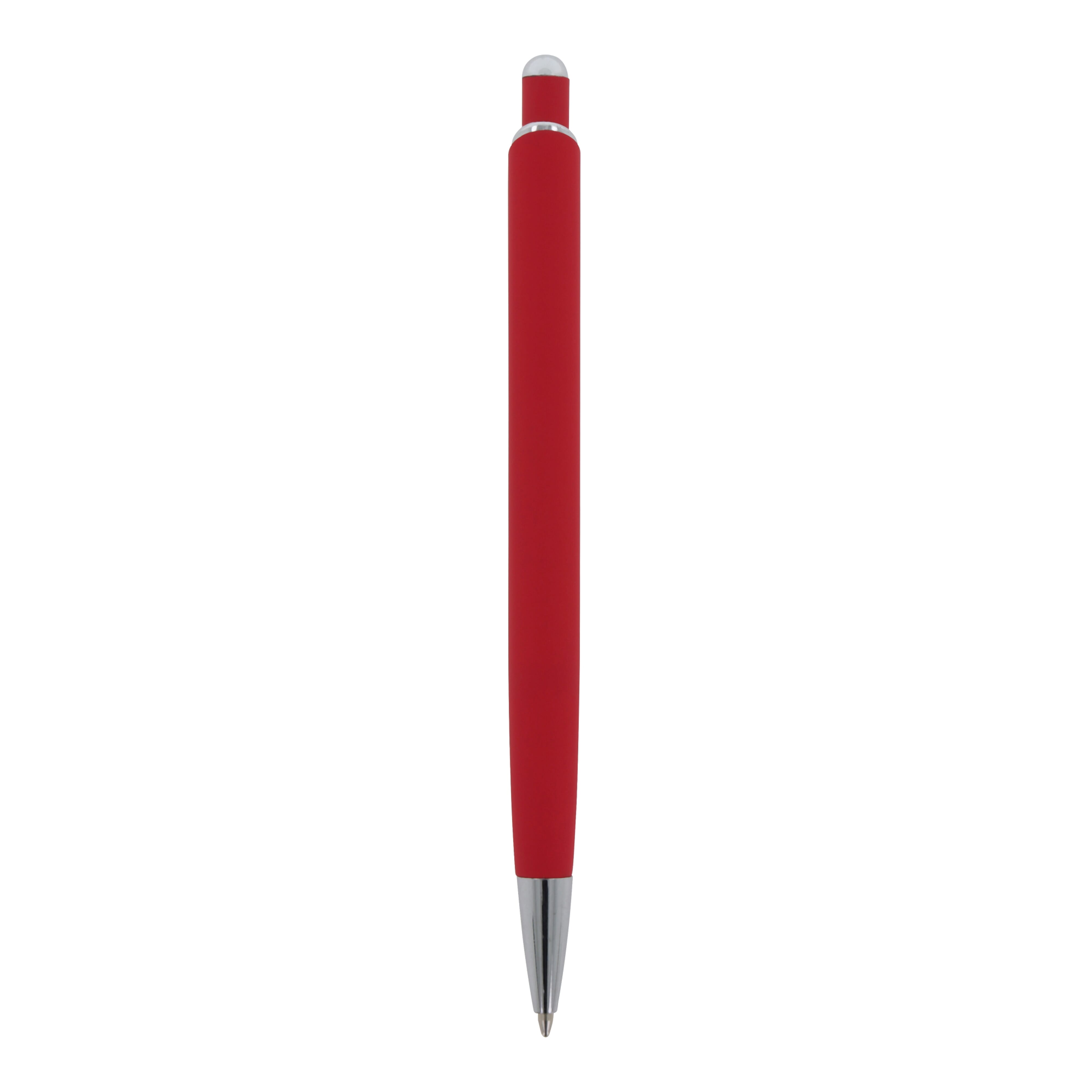 Kugelschreiber Monaco Metall Soft Touch - Aluminium, bedruckbar
