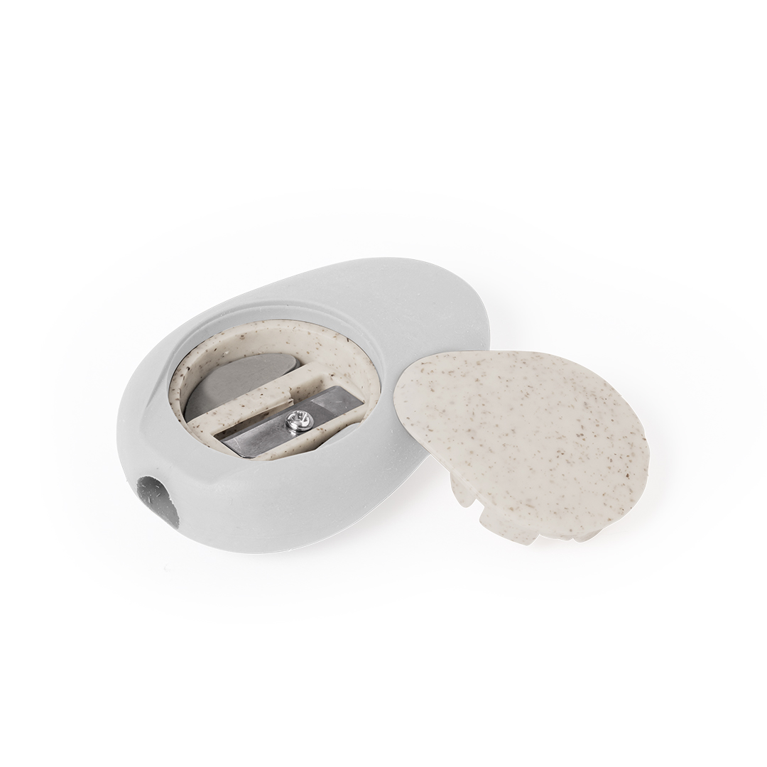 Set Elysium aus Weizenstroh & ABS – Anspitzer & Radiergummi als Werbeartikel