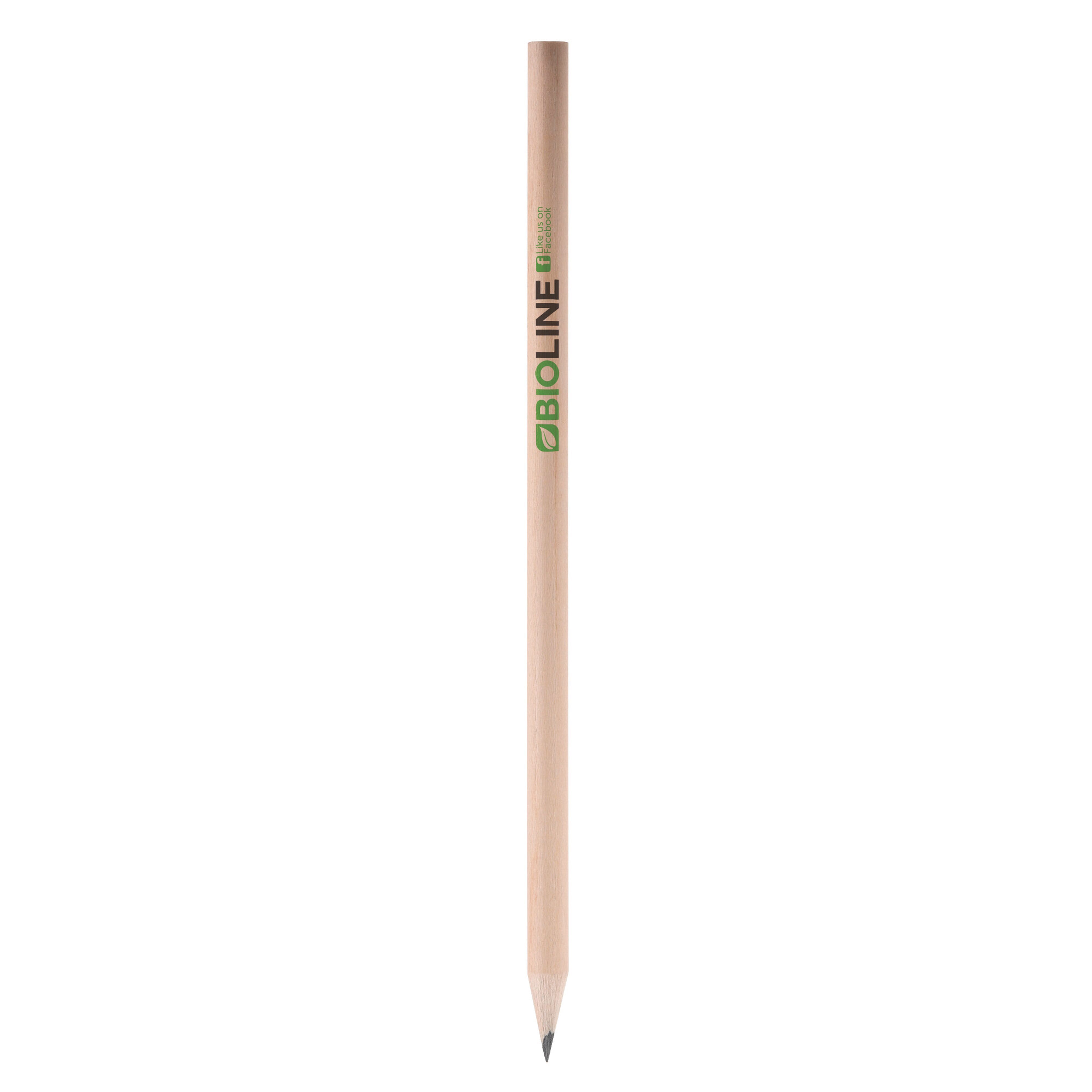 Bleistift Natur HB rund, FSC-Holz, gespitzt – Werbeartikel bedruckbar