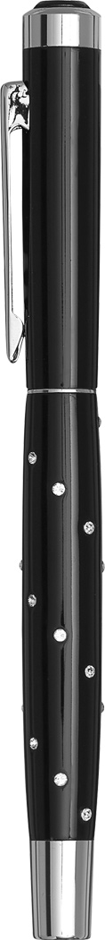 Tintenroller RIGA aus Messing mit Swarovski-Elementen, im Etui – bedruckbar