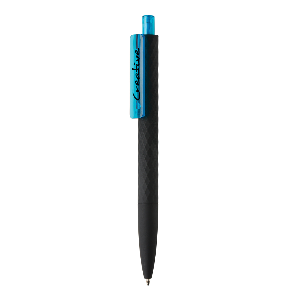 Kugelschreiber X3-Black Smooth-Touch aus recyceltem ABS, bedruckbar