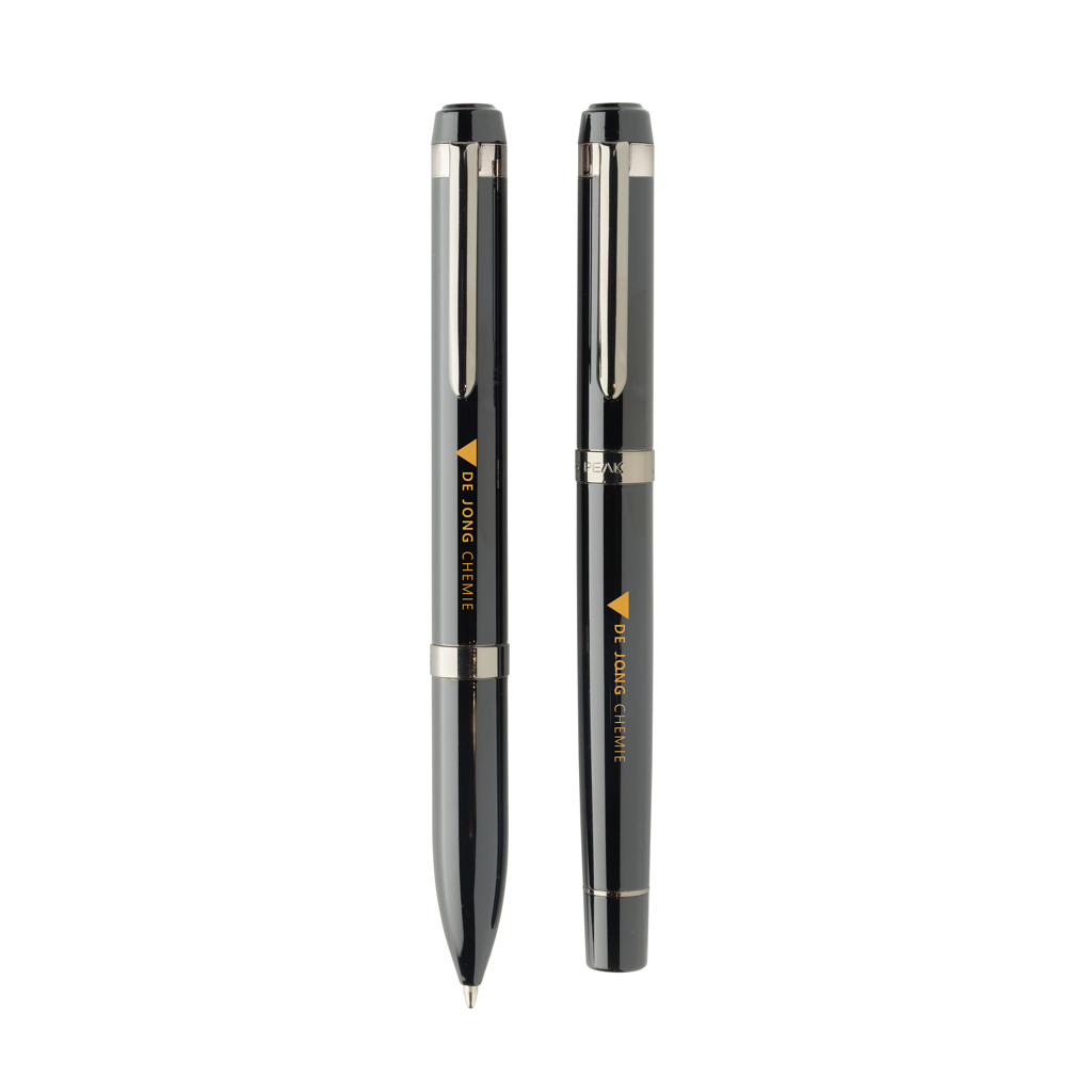 Swiss Peak OSLO Stiftset – Kugelschreiber & Rollerball, recycelt
