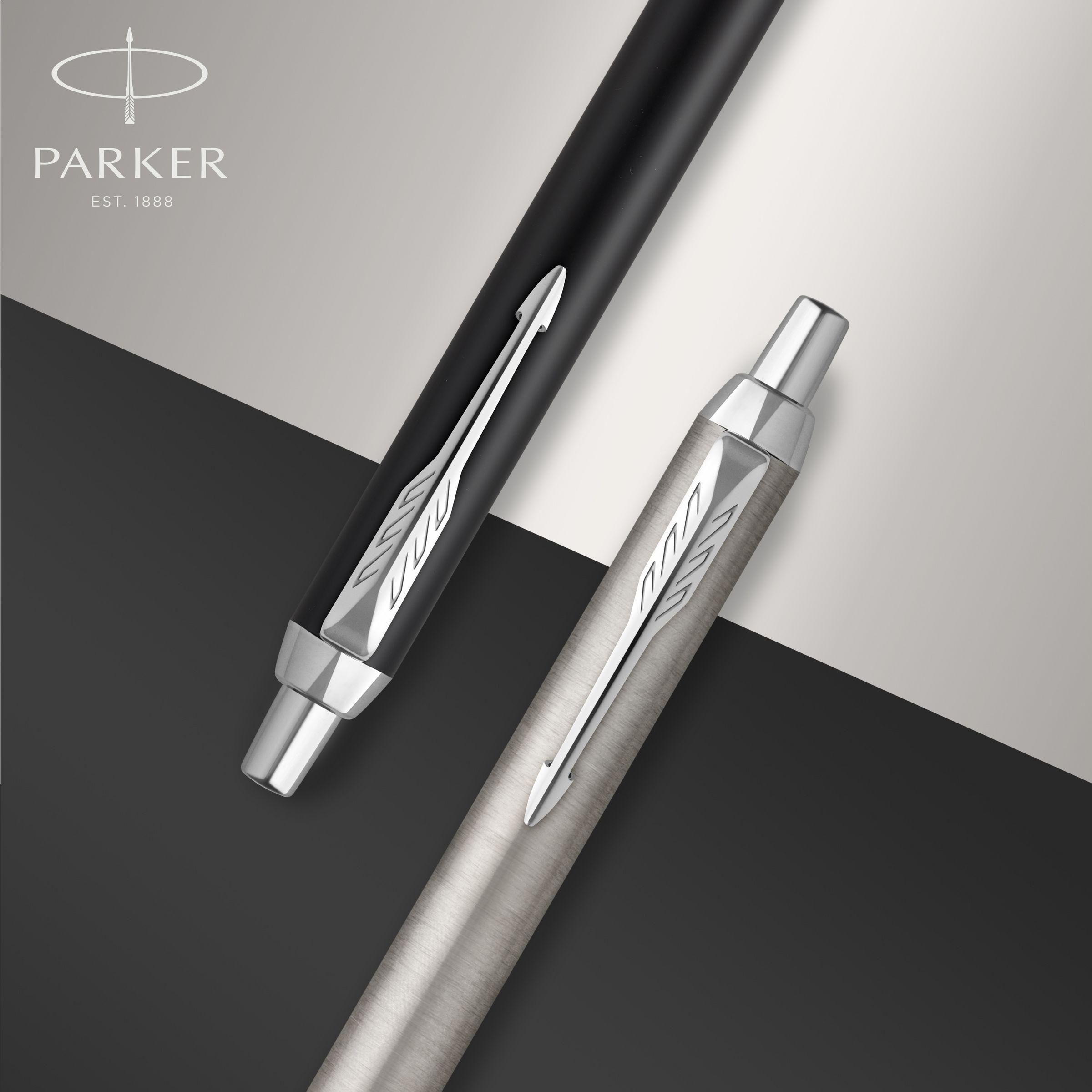 Parker IM Kugelschreiber Messing, Pfeilclip – Werbeartikel bedruckbar