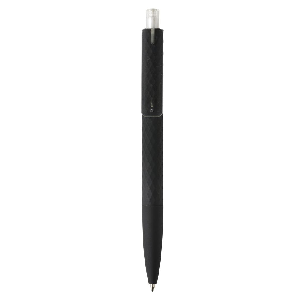 Kugelschreiber X3-Black Smooth-Touch aus recyceltem ABS, bedruckbar
