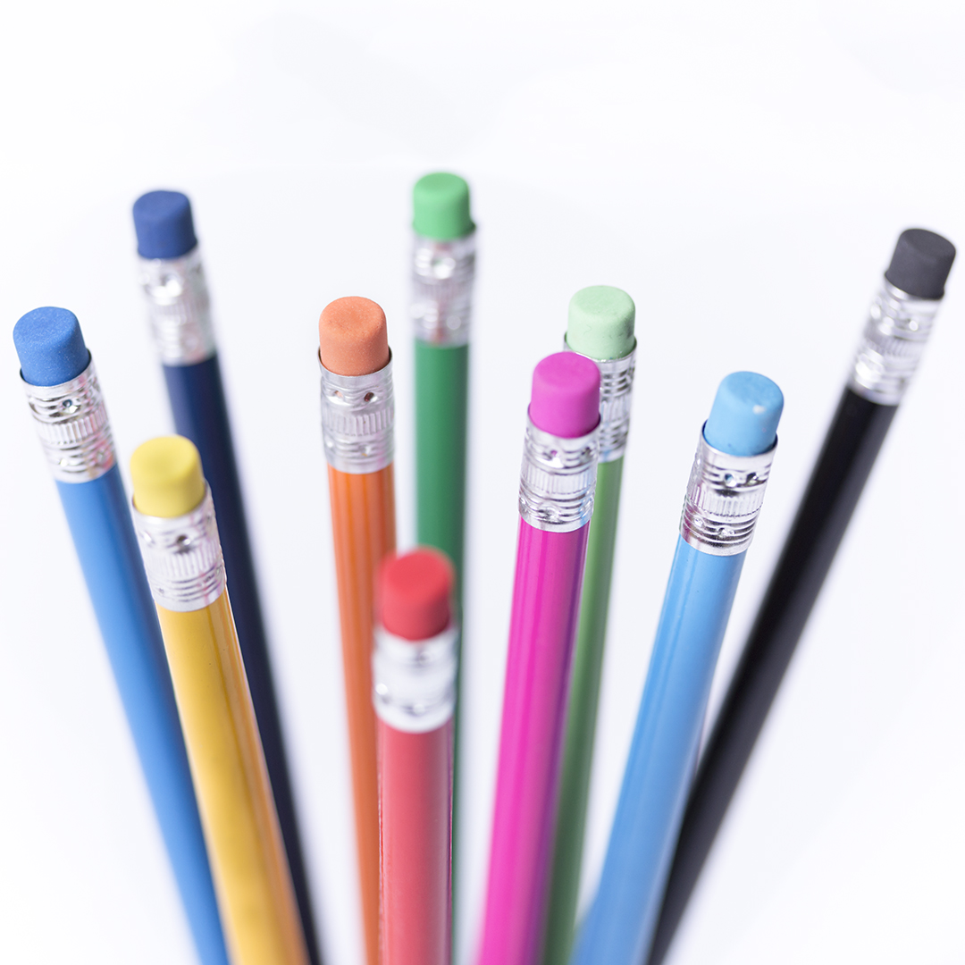 Bleistift Melart aus Holz – bedruckbarer Werbeartikel mit Radiergummi