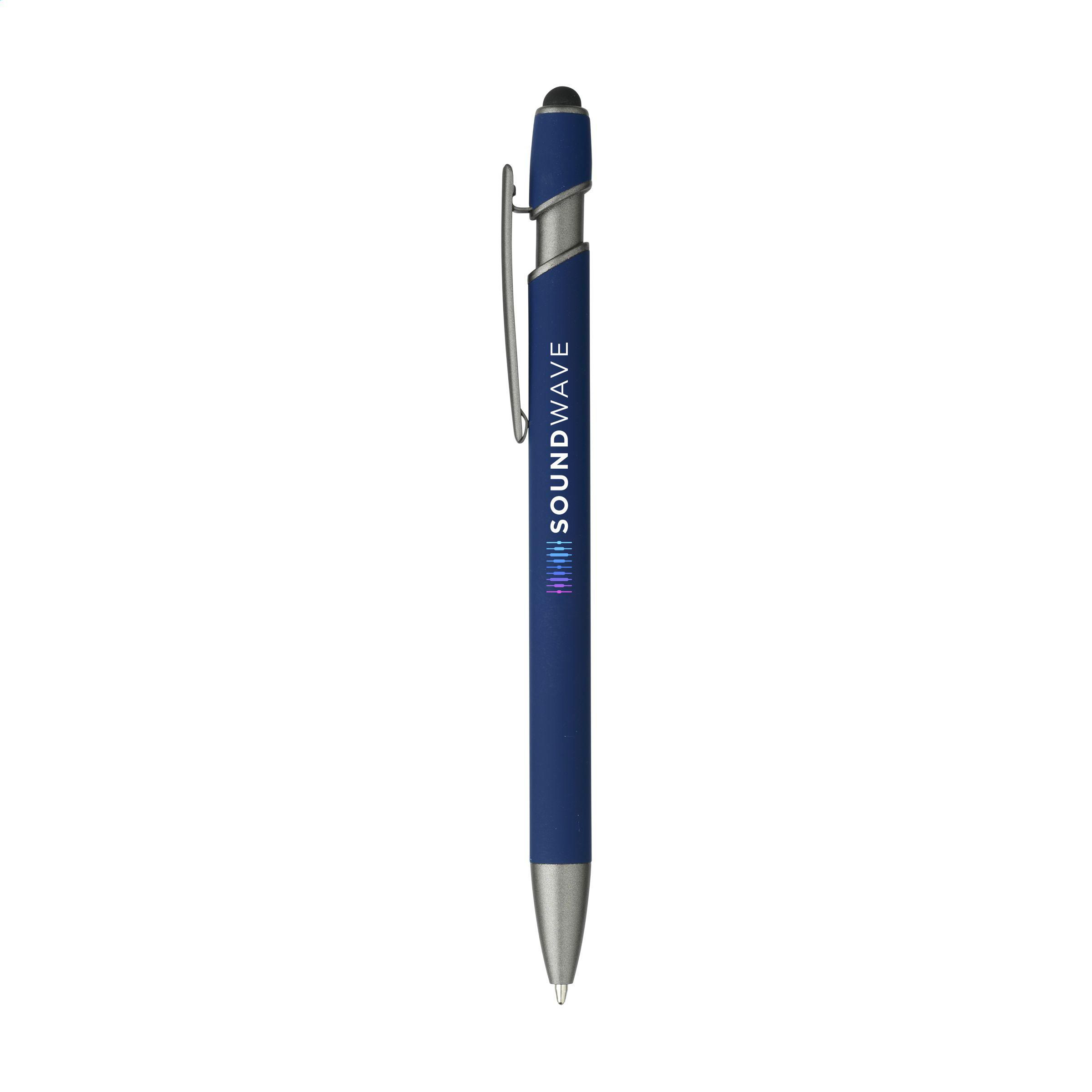 Kugelschreiber Luca Stylus aus recyceltem Aluminium, RCS-zertifiziert