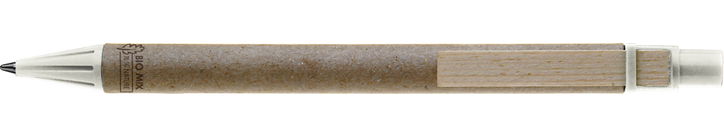 PAPER PEN Druckkugelschreiber aus Pappe mit Holzclip – bedruckbar