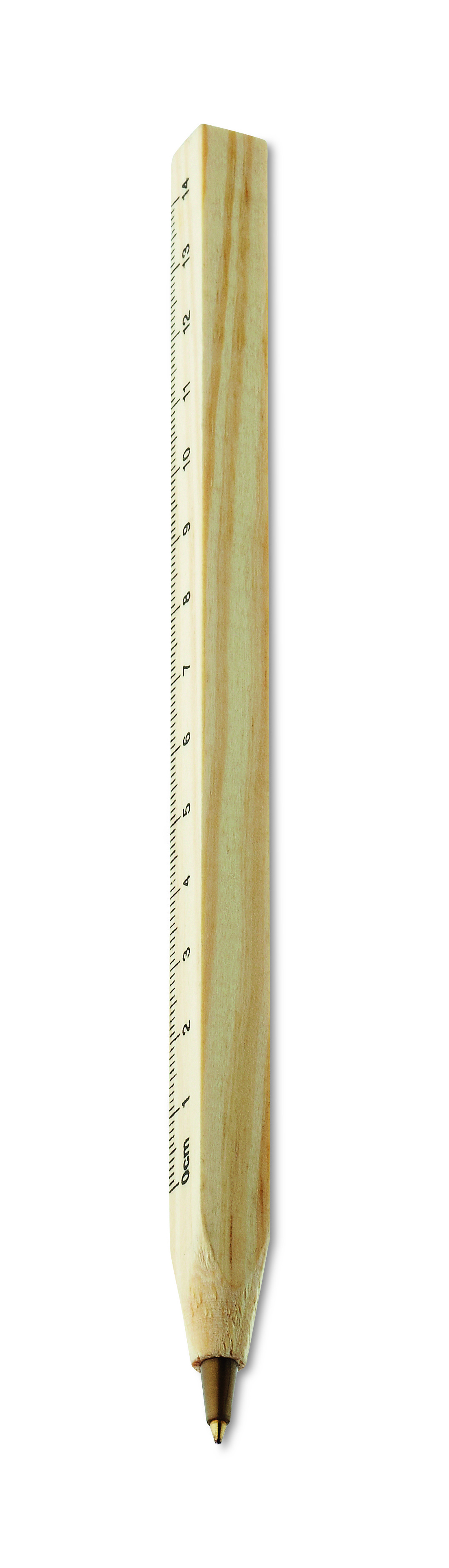 Holzkugelschreiber WOODAVE mit Lineal-Funktion – Werbeartikel bedruckbar