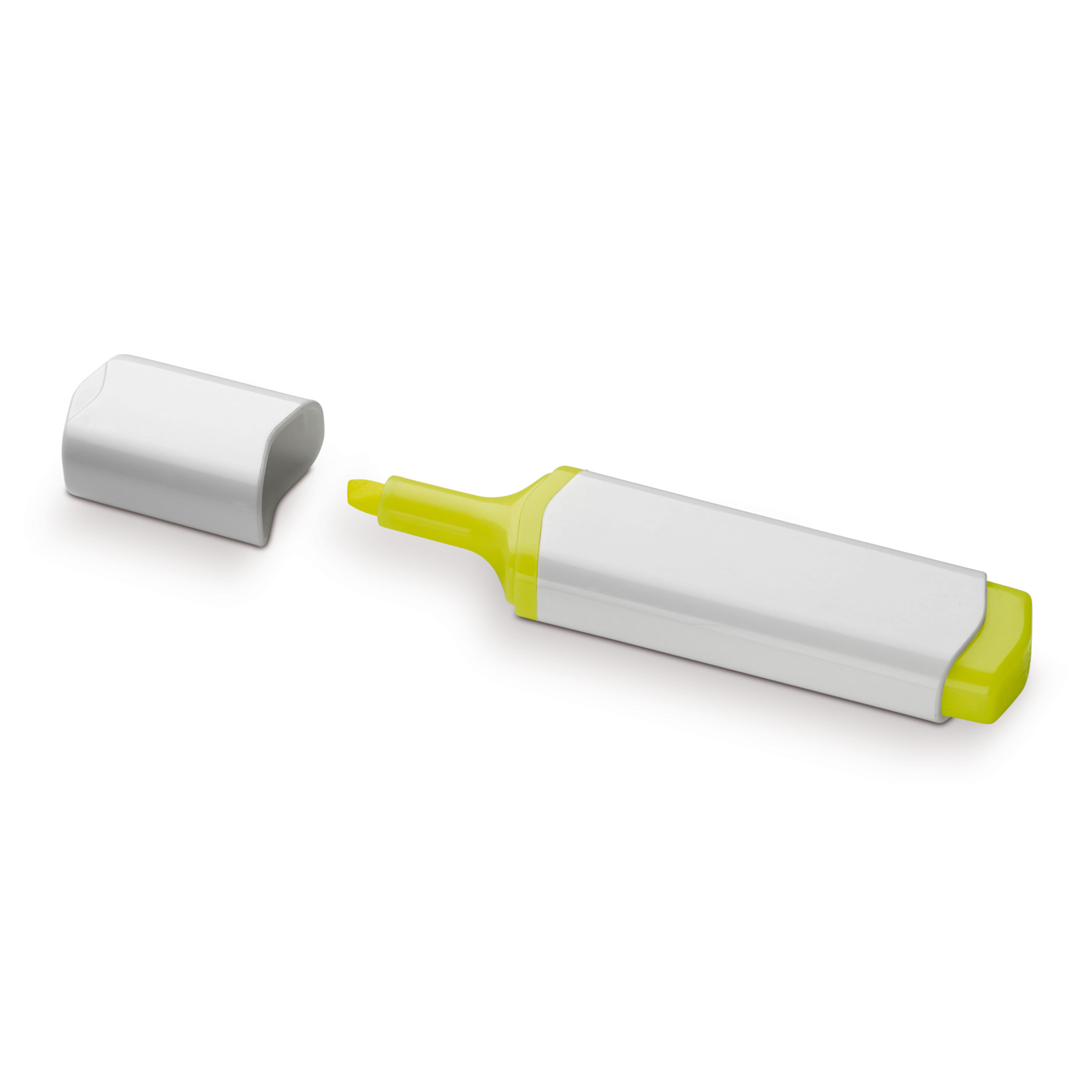 Textmarker als Werbeartikel – ABS-Kunststoff, bedruckbar, viele Farben