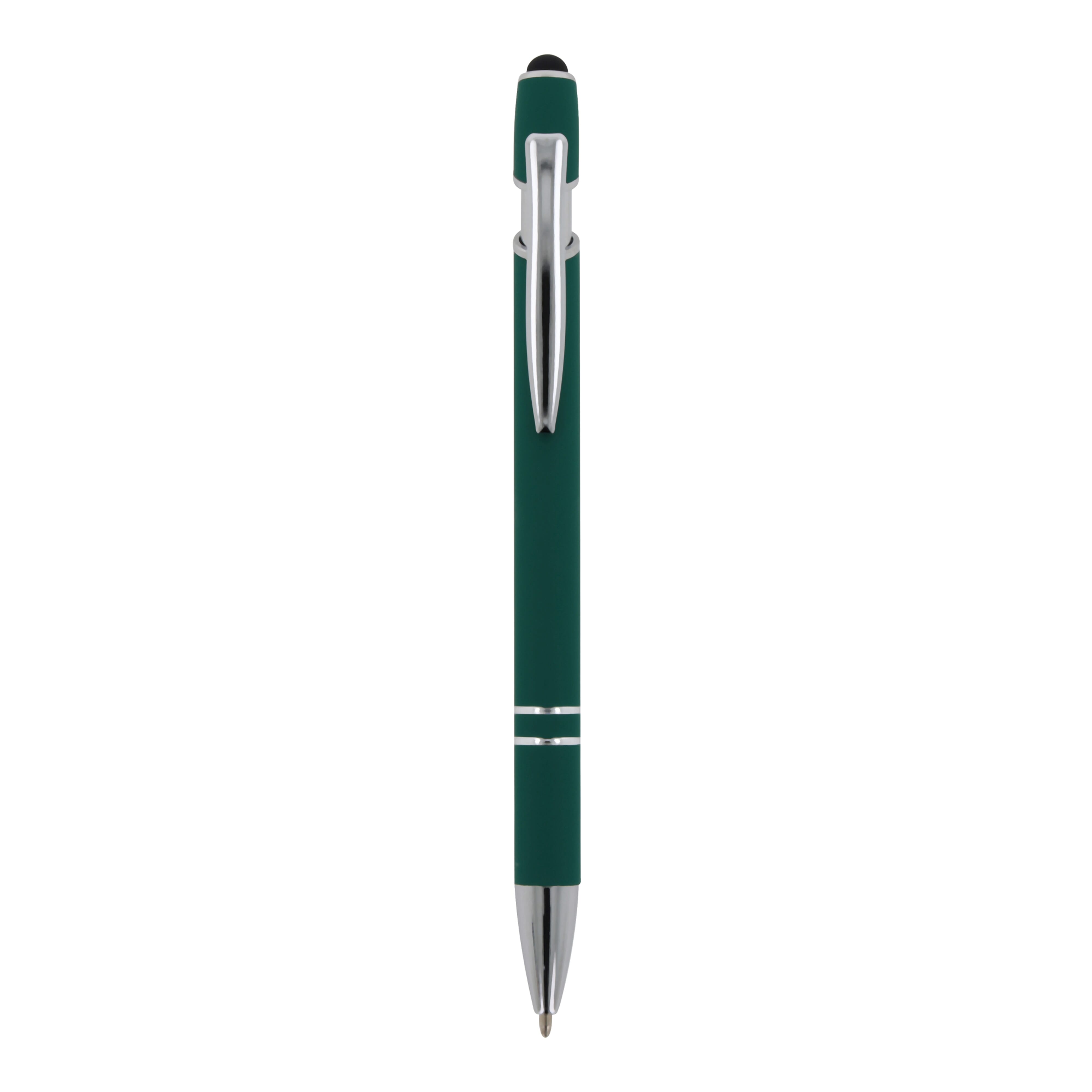 Kugelschreiber Paris Metall Soft Touch - Aluminium mit Stylus, bedruckbar