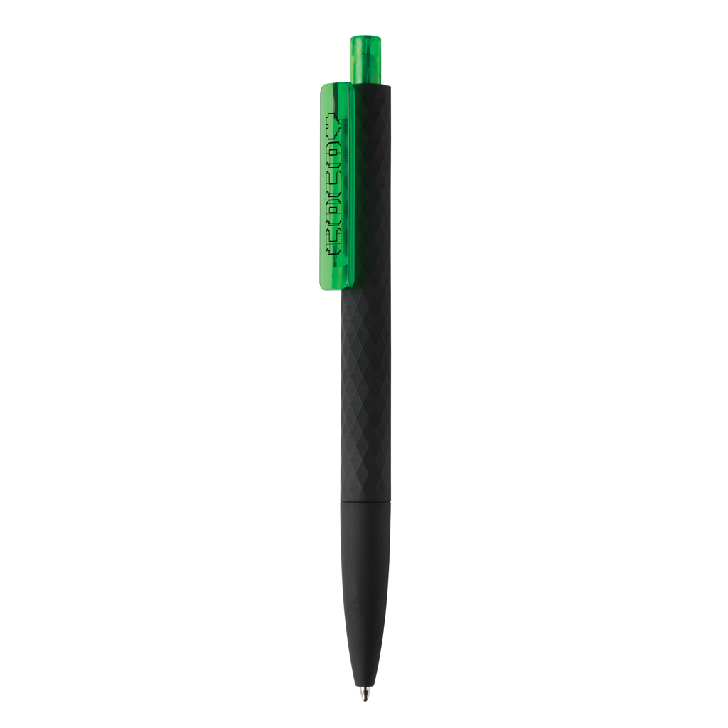 Kugelschreiber X3-Black Smooth-Touch aus recyceltem ABS, bedruckbar