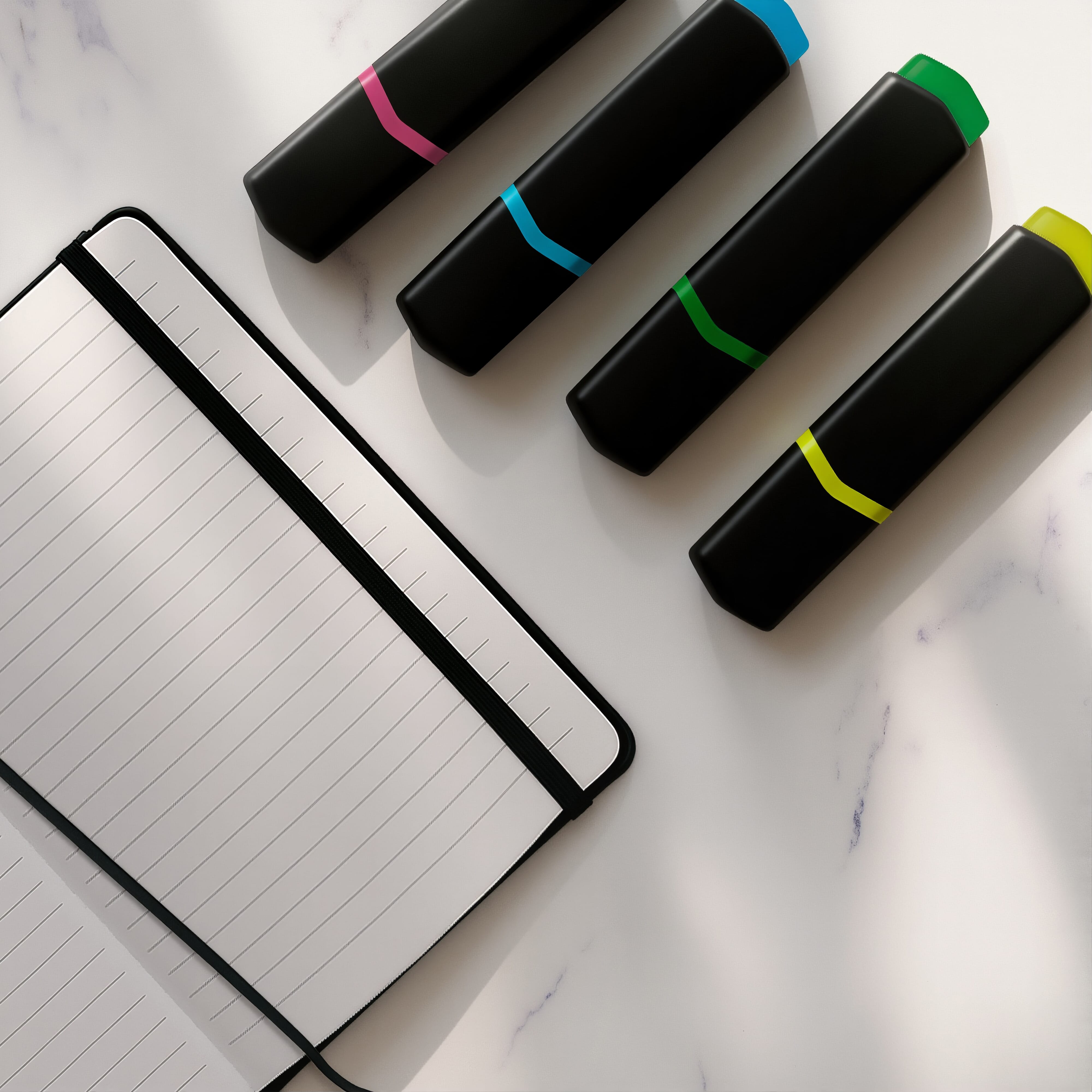 Textmarker als Werbeartikel – ABS-Kunststoff, bedruckbar, viele Farben