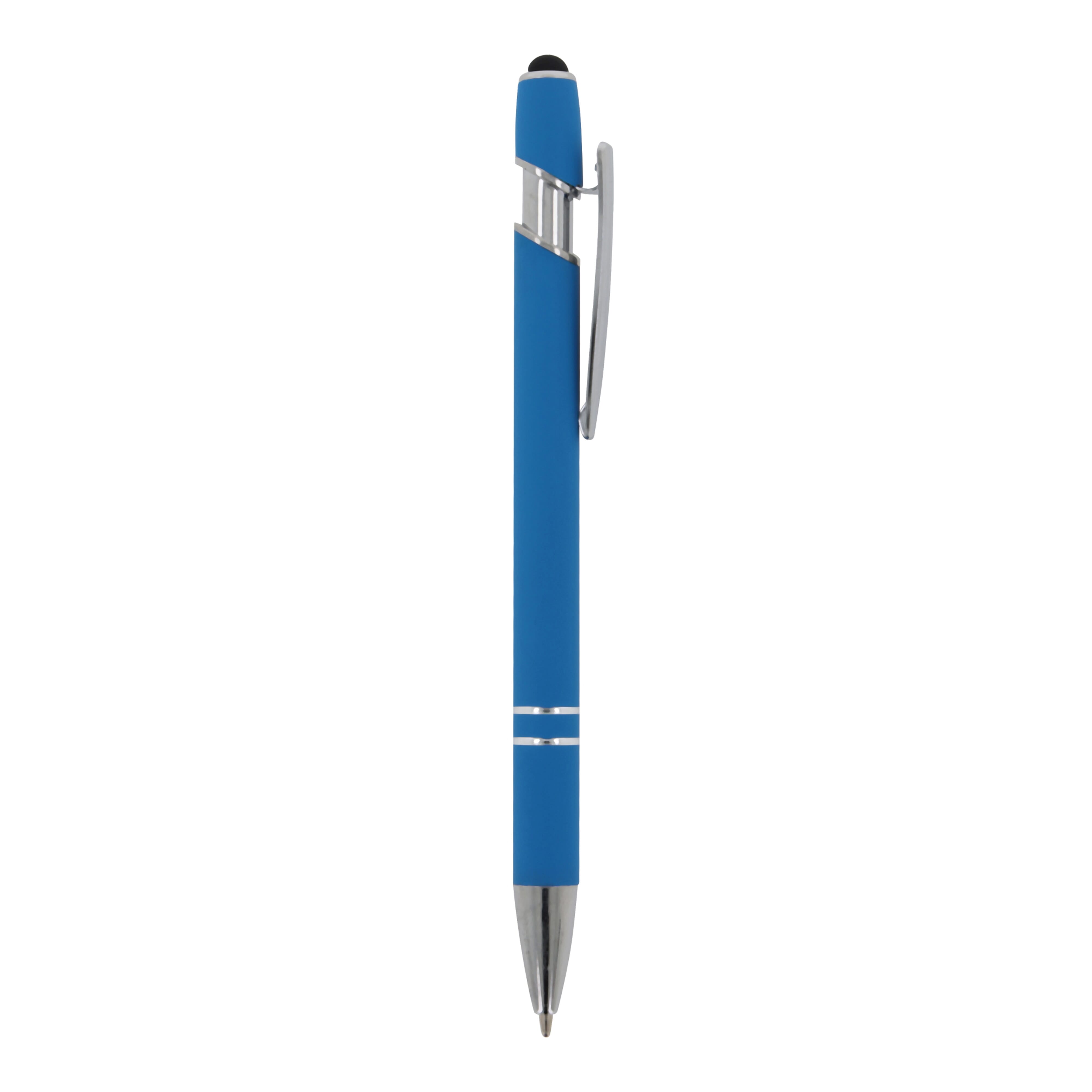 Kugelschreiber Paris Metall Soft Touch - Aluminium mit Stylus, bedruckbar