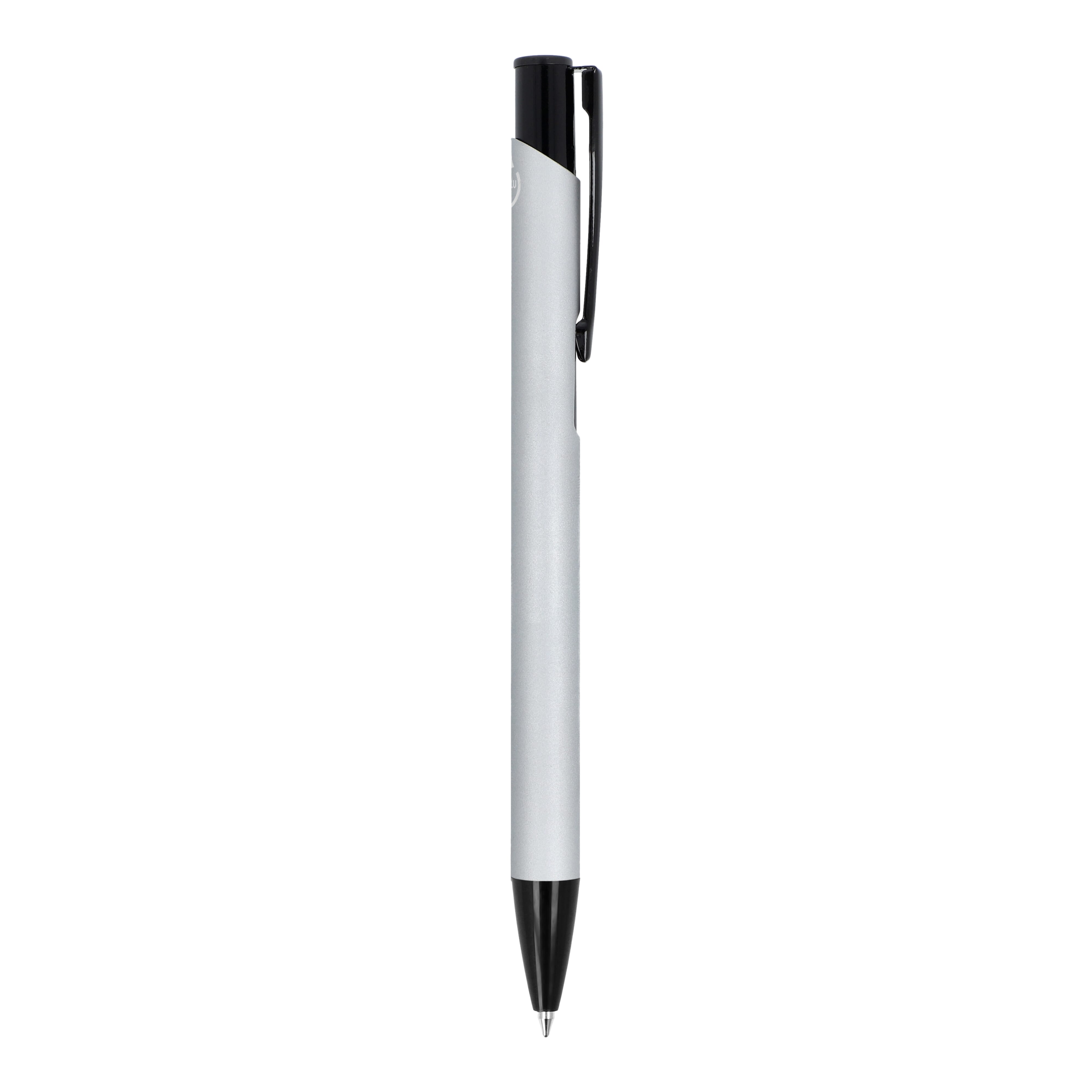 Kugelschreiber Alicante Soft-Touch, Recycling-Aluminium, blaue Tinte
