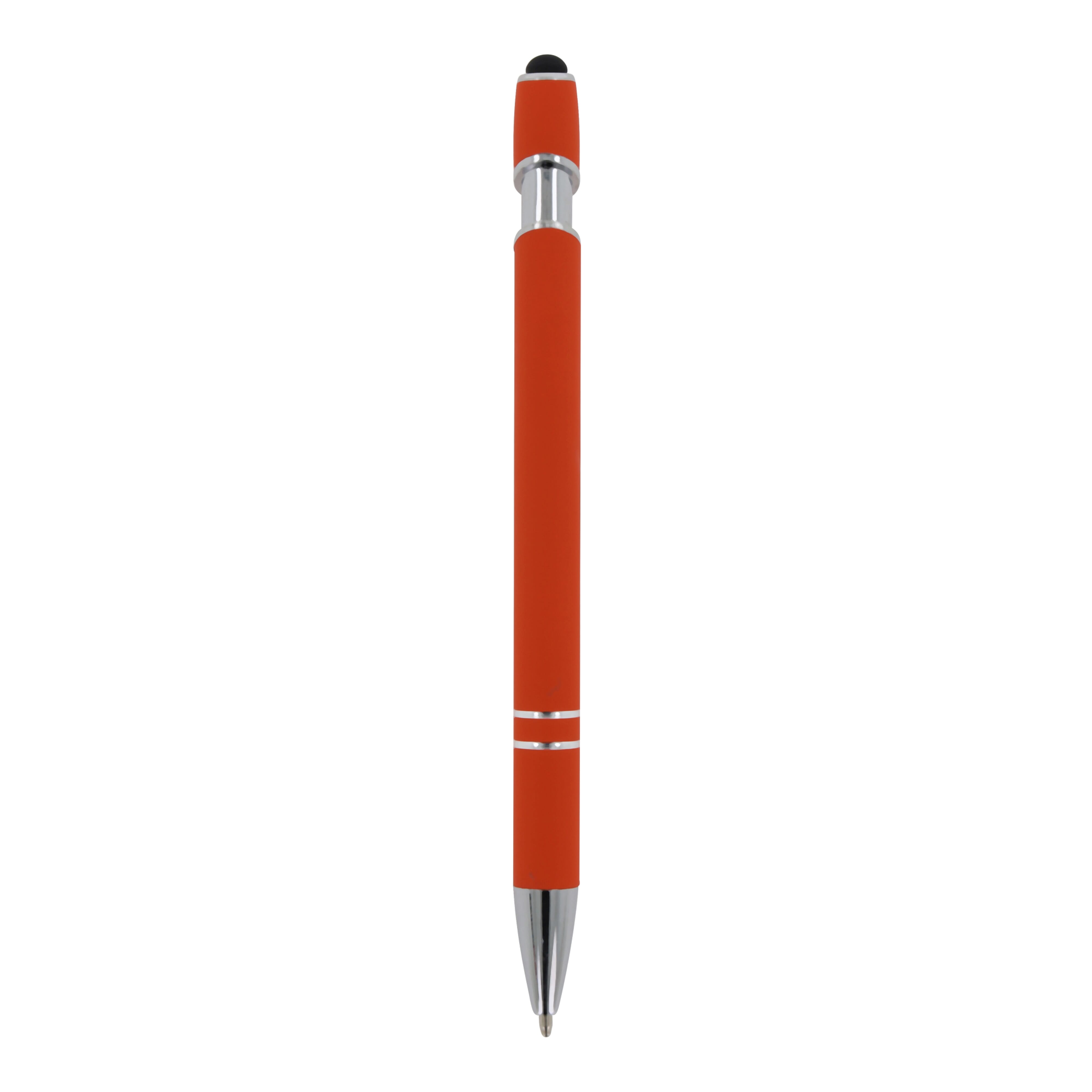 Kugelschreiber Paris Metall Soft Touch - Aluminium mit Stylus, bedruckbar