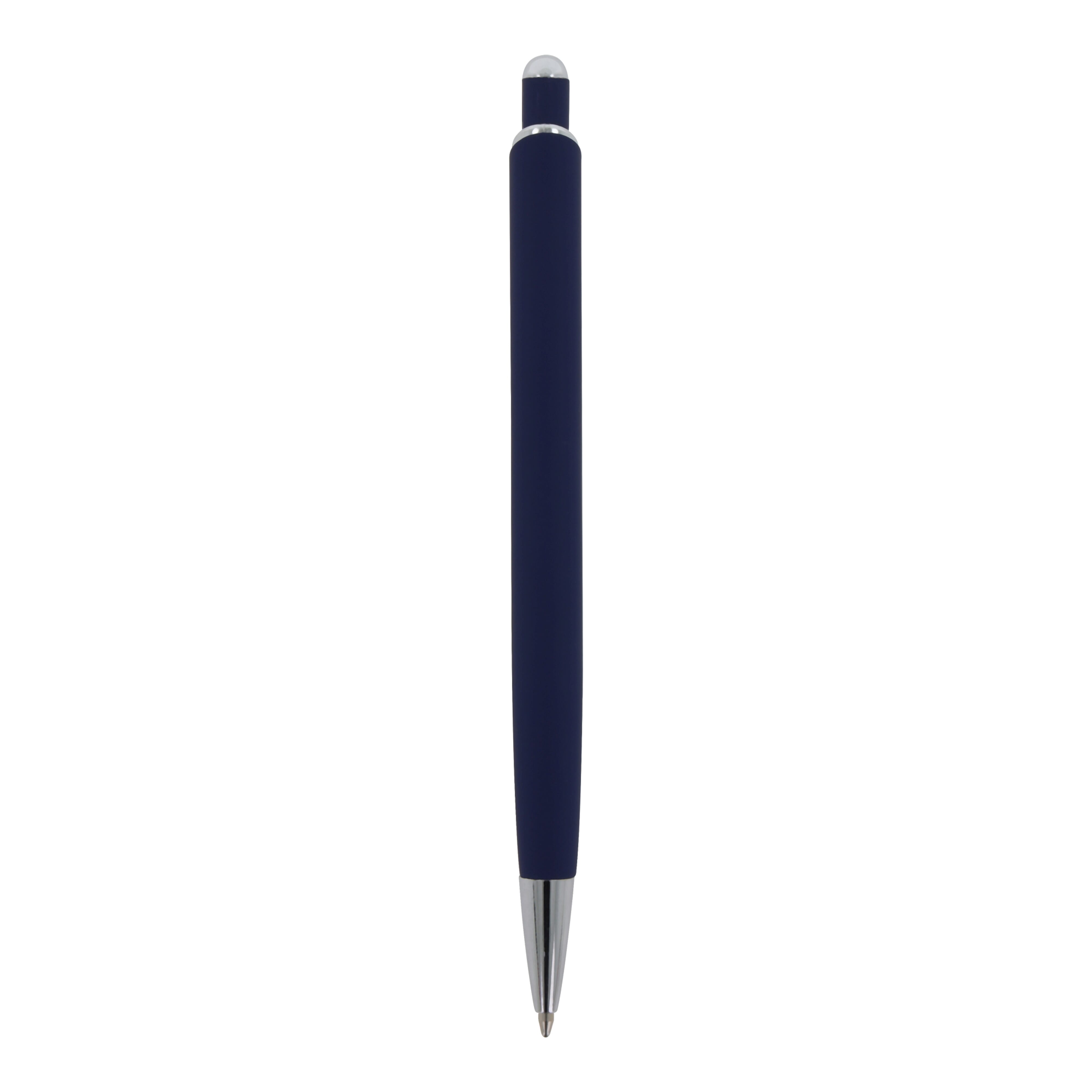 Kugelschreiber Monaco Metall Soft Touch - Aluminium, bedruckbar