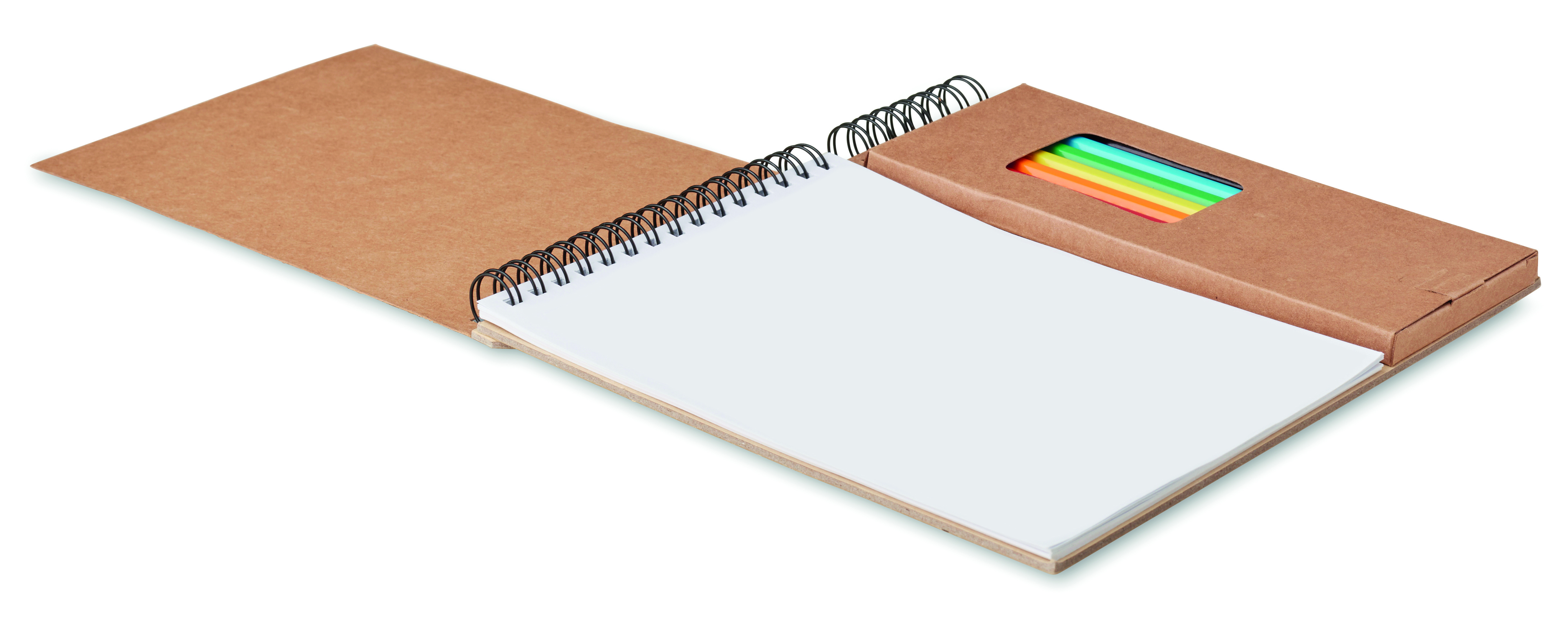 Malset COLOPAD mit 8 Buntstiften – Werbeartikel bedruckbar