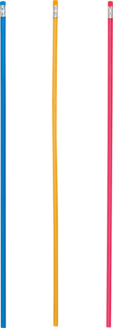 Flexibler Bleistift AGILE als Werbeartikel - mit Radiergummi, PVC