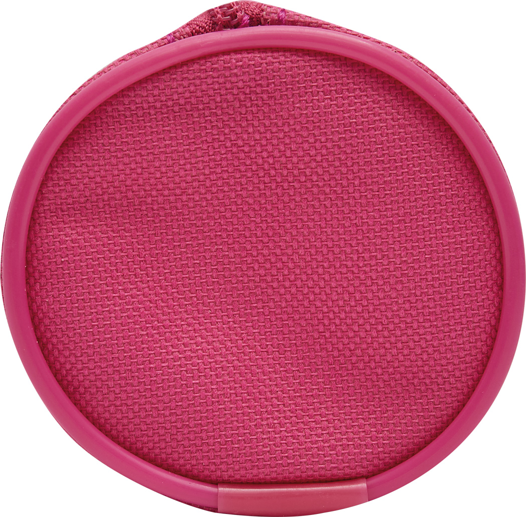 Stiftetasche SCHOOL rund – Polyester, Reißverschluss, bedruckbar