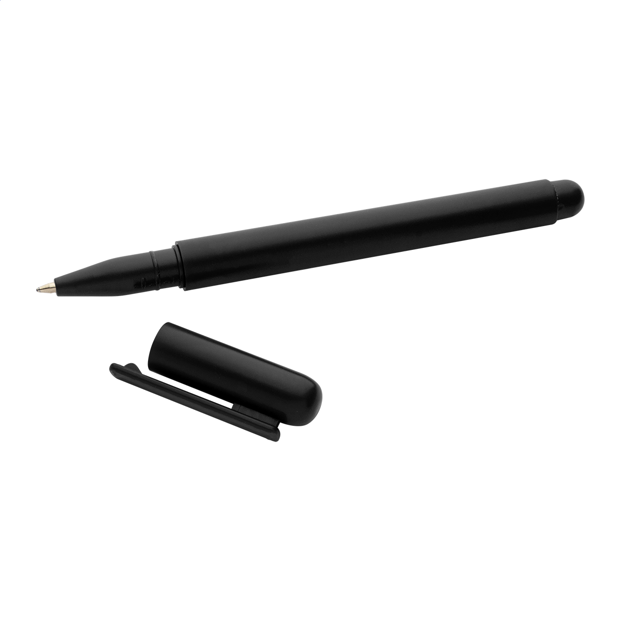 Gelstift aus recyceltem ABS mit Kappe – Werbeartikel bedruckbar