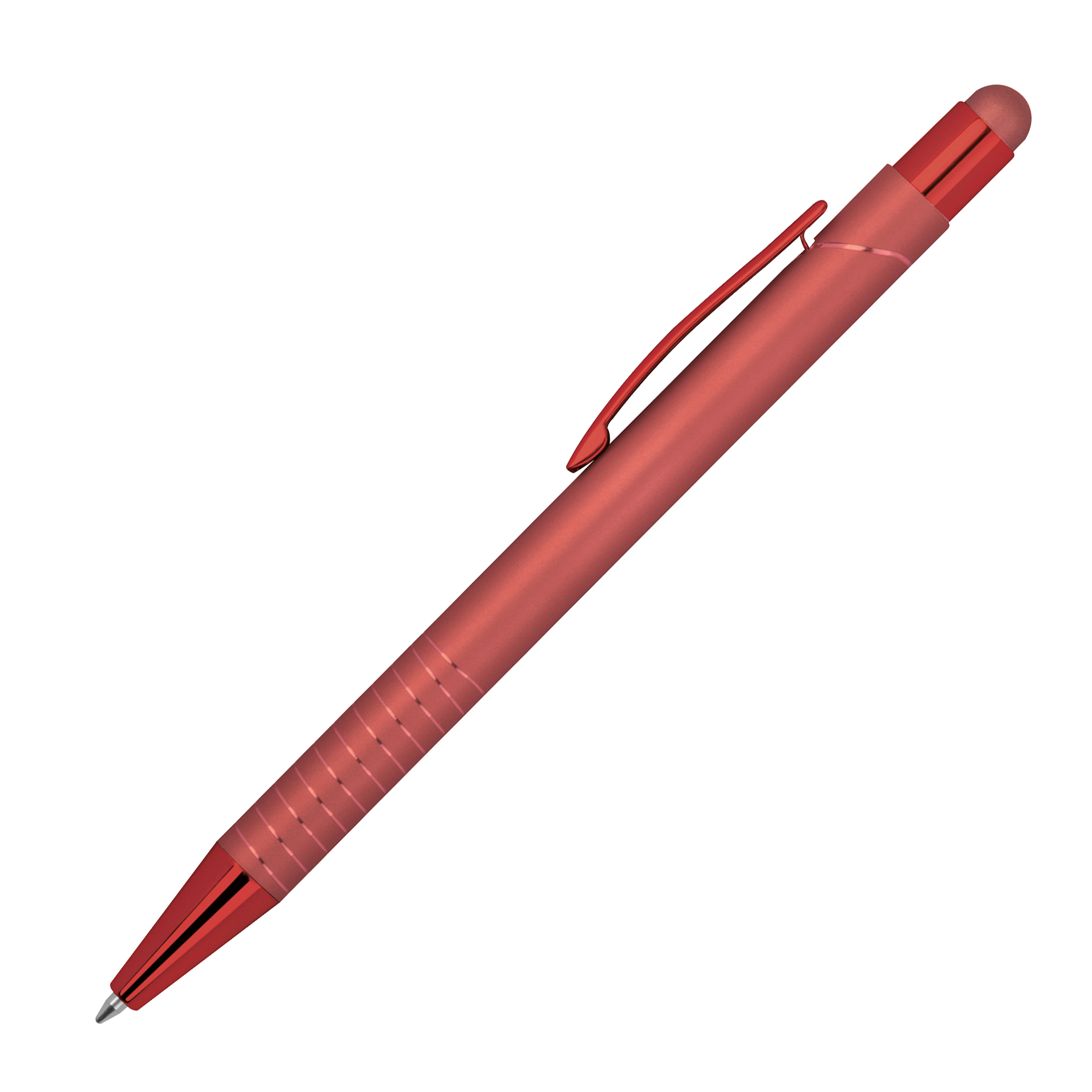 Kugelschreiber ANGELO mit Touch Pen, Metall – Werbeartikel bedruckbar