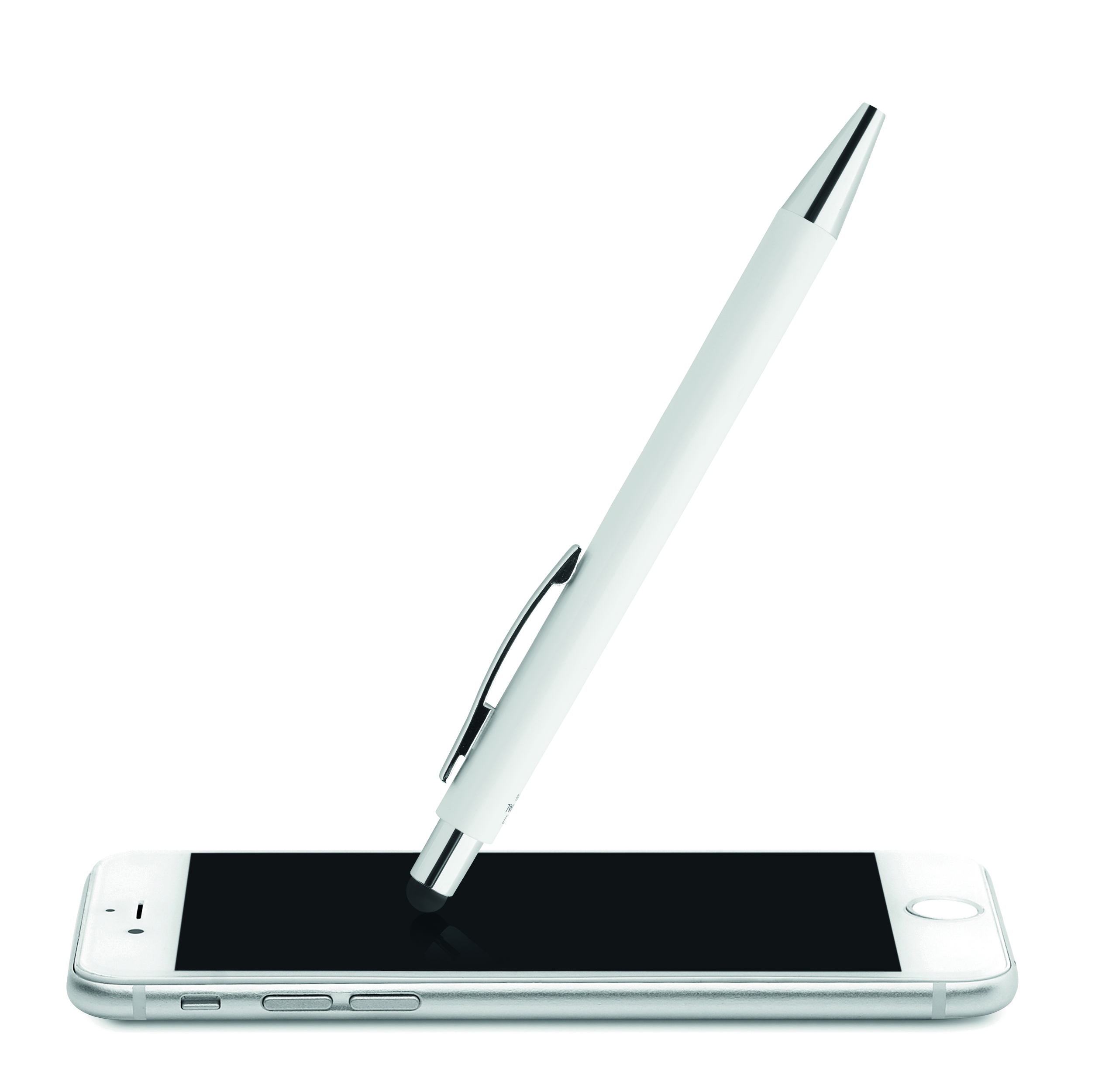 Kugelschreiber BLANQUITO CLEAN – ABS, antibakteriell, Stylus, bedruckbar