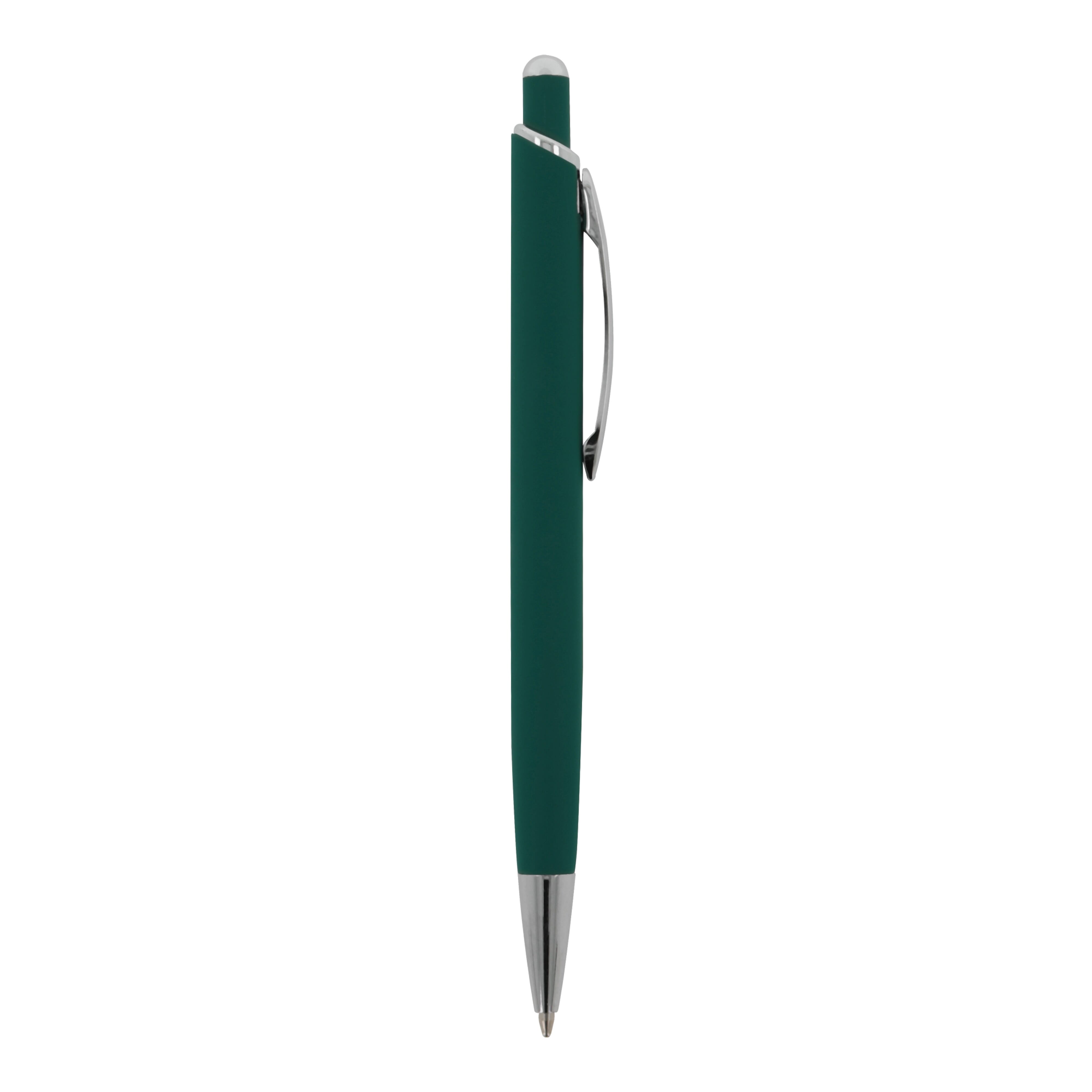 Kugelschreiber Monaco Metall Soft Touch - Aluminium, bedruckbar