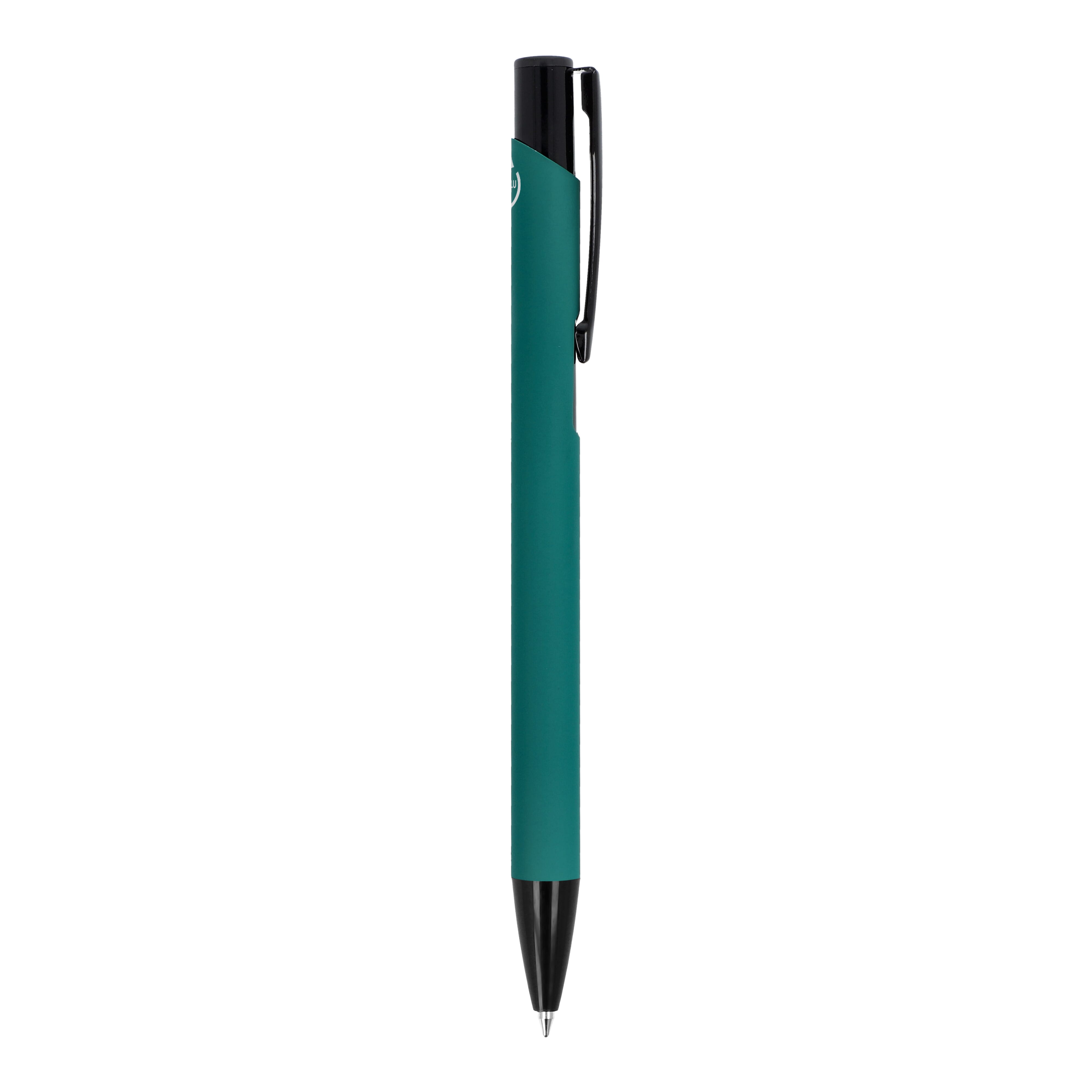 Kugelschreiber Alicante Soft-Touch, Recycling-Aluminium, blaue Tinte