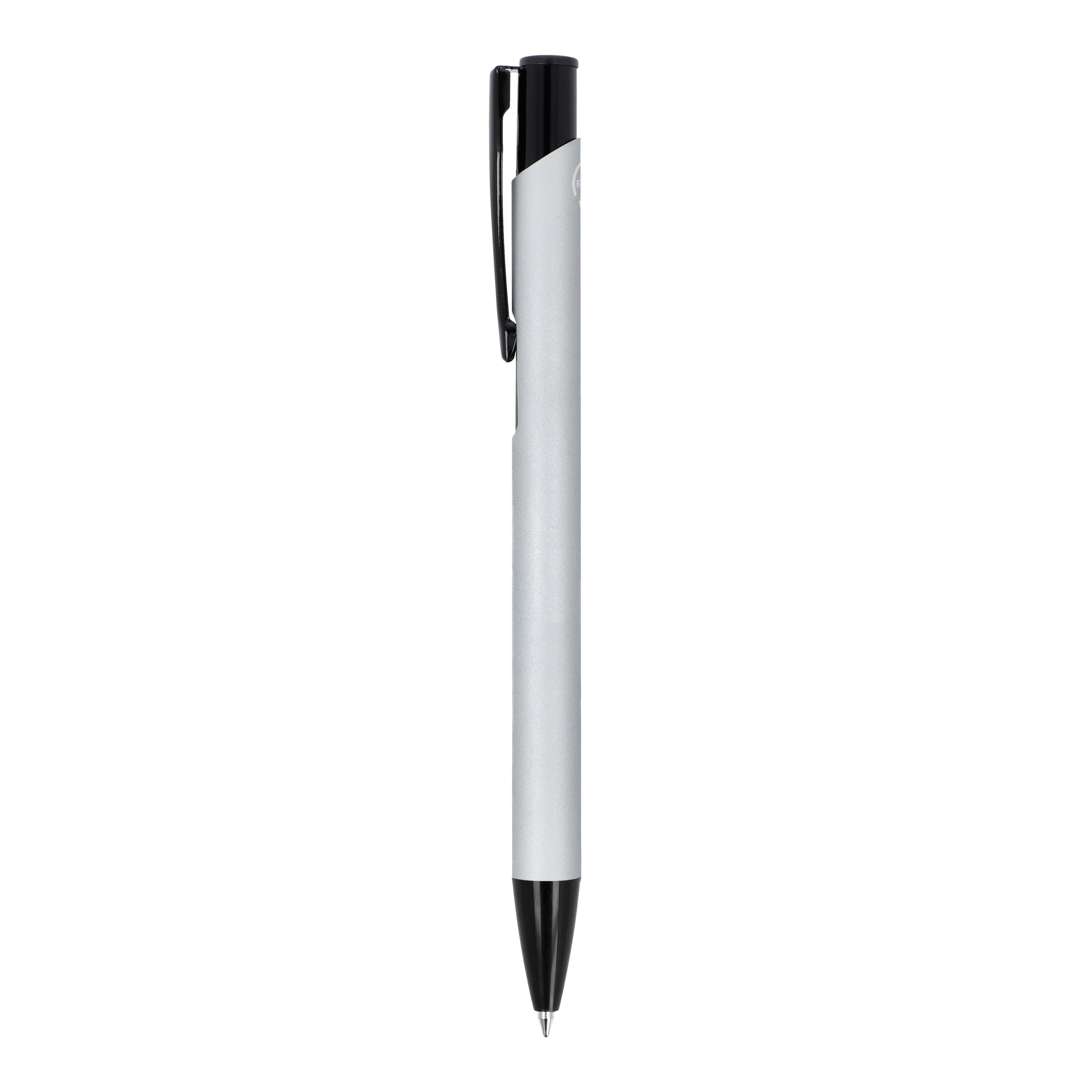 Kugelschreiber Alicante Soft-Touch, Recycling-Aluminium, blaue Tinte