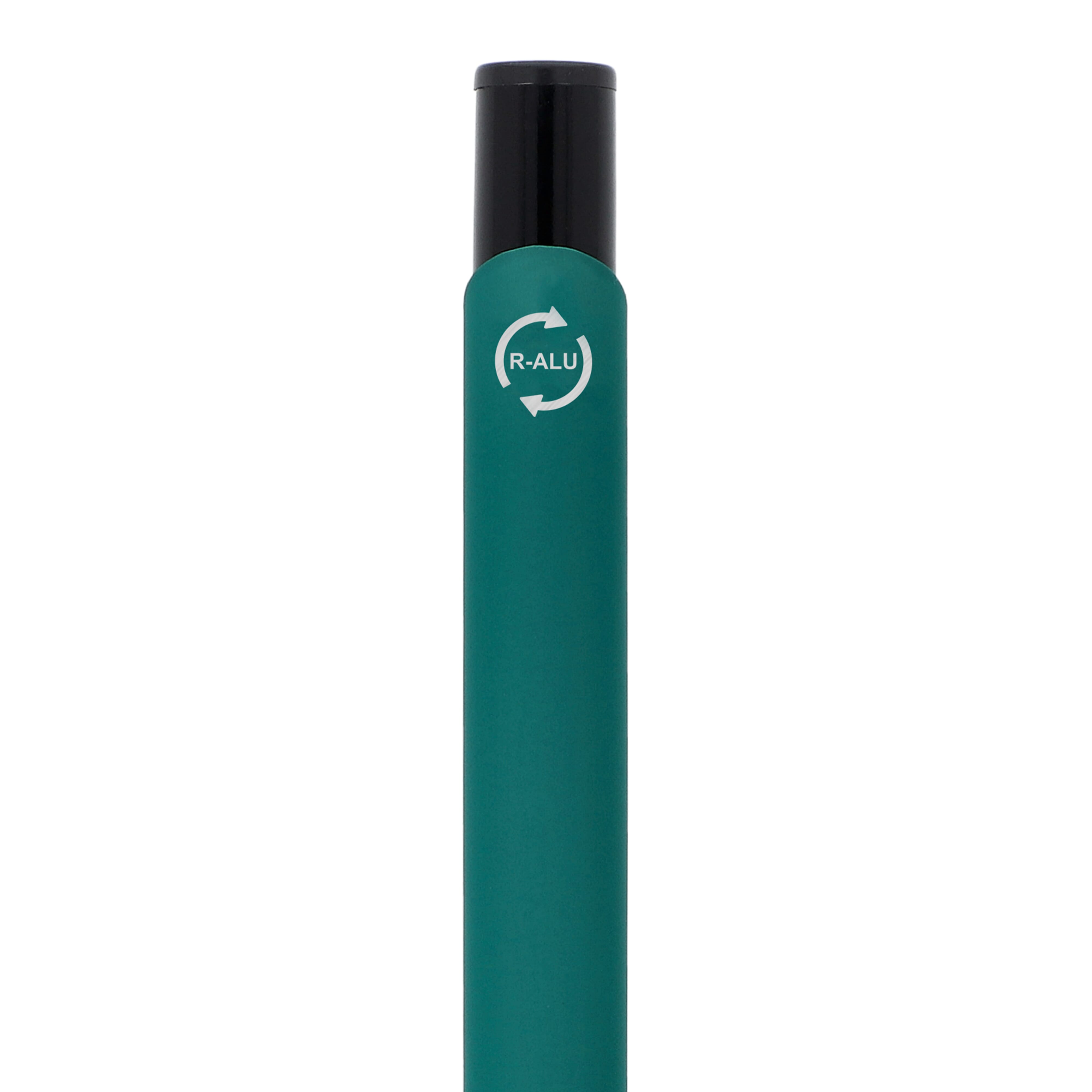 Kugelschreiber Alicante Soft-Touch, Recycling-Aluminium, blaue Tinte