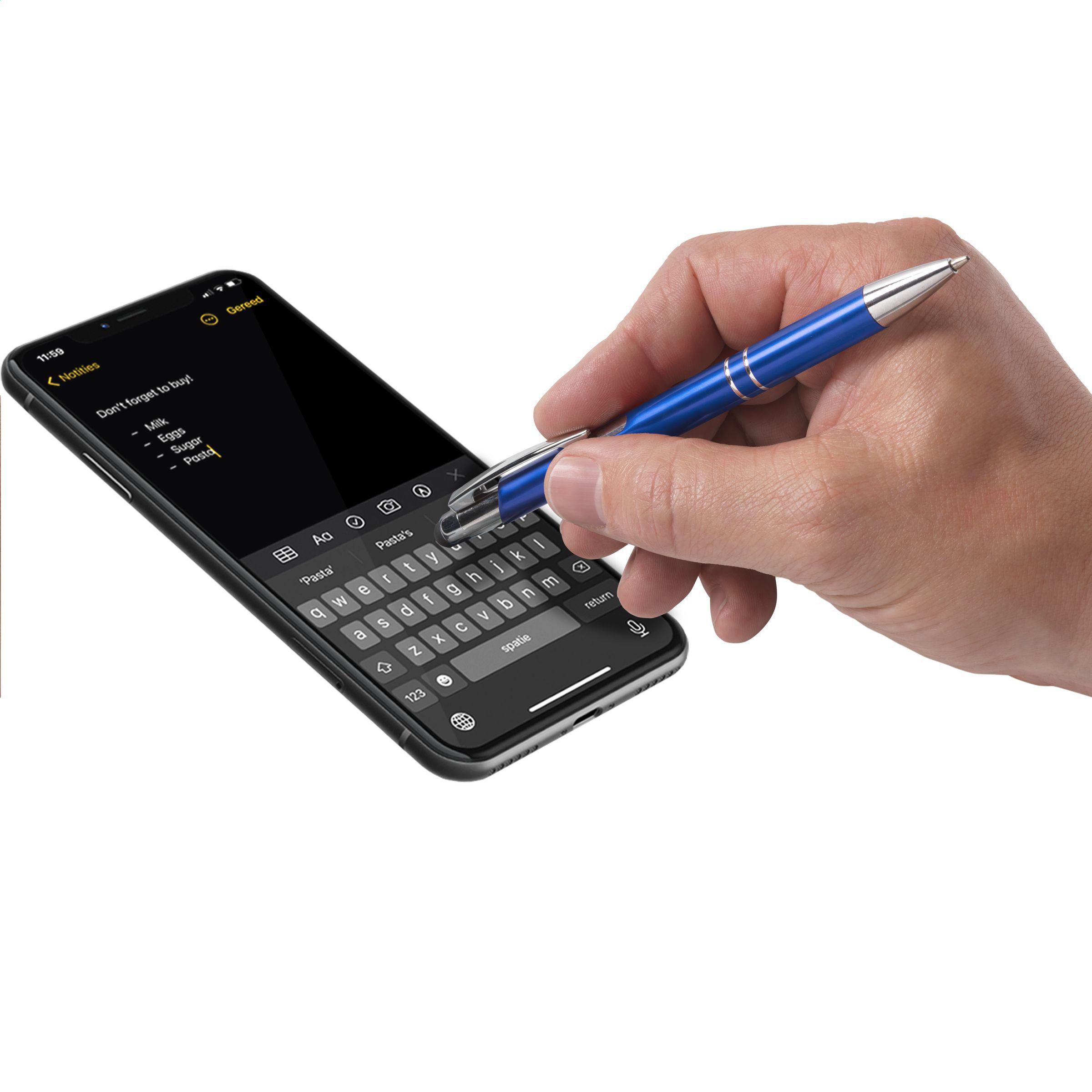 Touchpen Kugelschreiber Aluminium - Werbeartikel bedruckbar