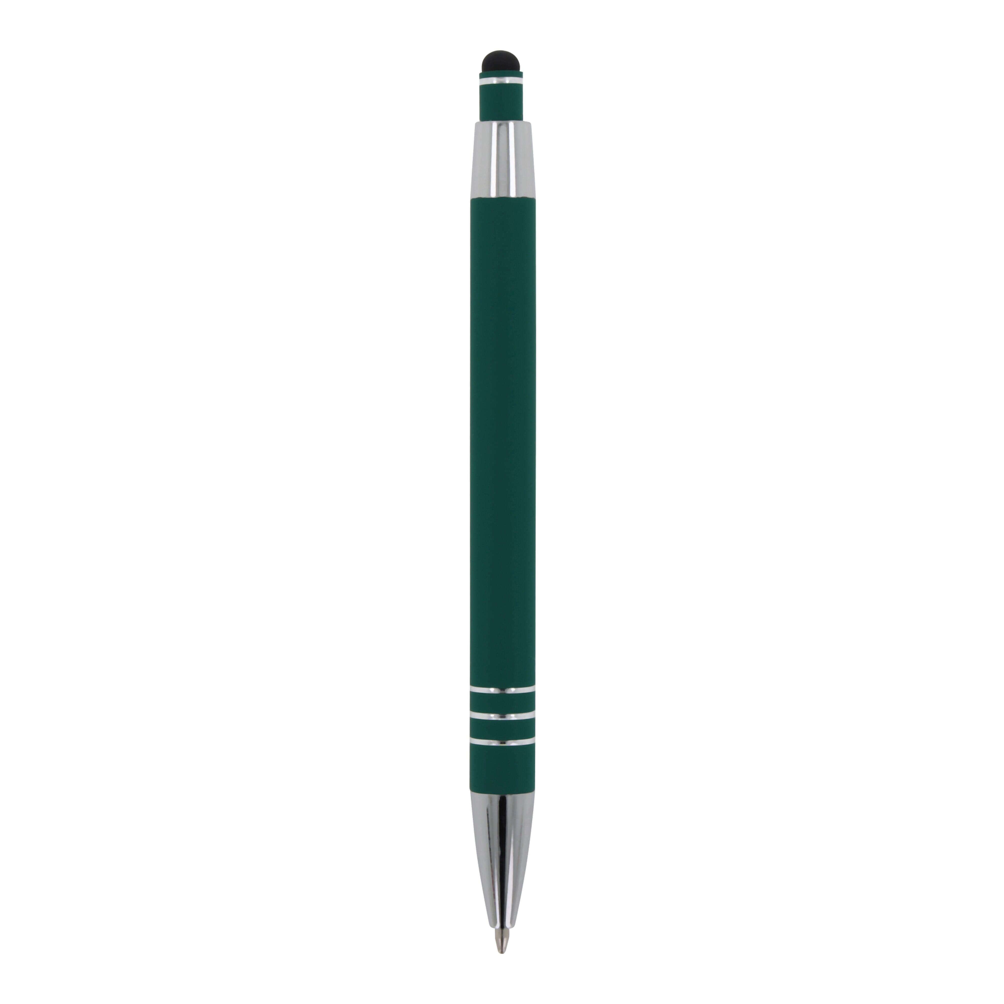 Kugelschreiber Athen Metall Softtouch mit Stylus - Werbeartikel bedruckbar
