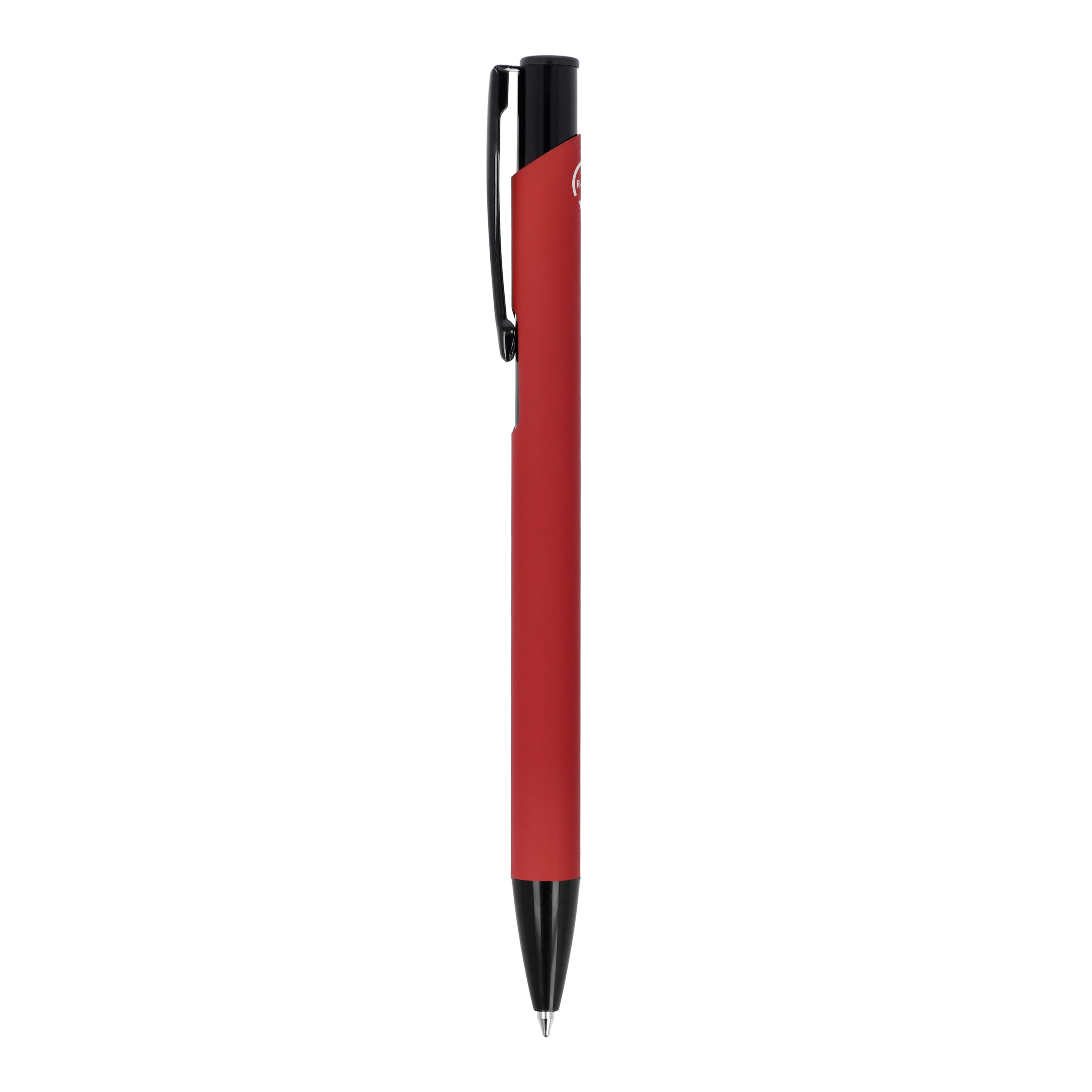 Kugelschreiber Alicante Soft-Touch, Recycling-Aluminium, blaue Tinte