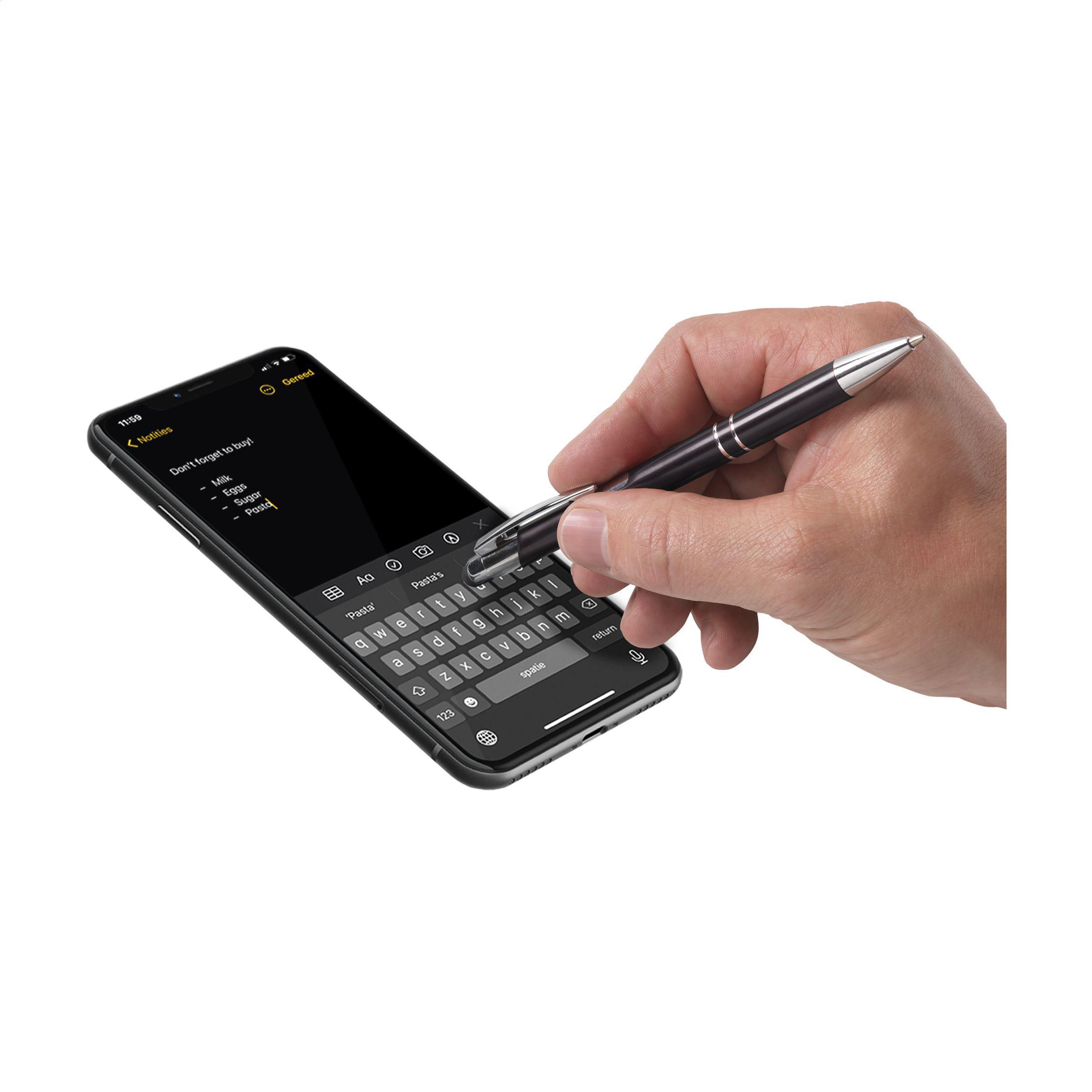 Touchpen Kugelschreiber Aluminium - Werbeartikel bedruckbar