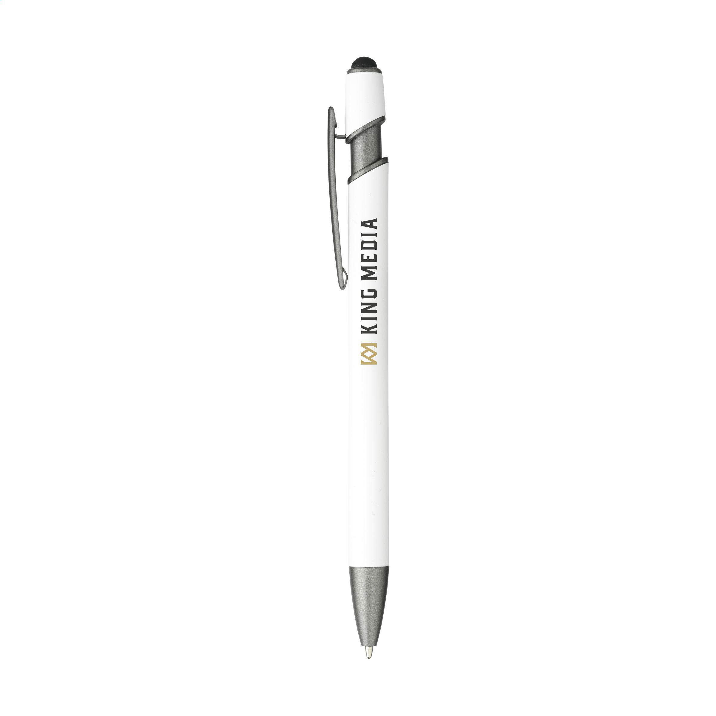 Kugelschreiber Luca Stylus aus recyceltem Aluminium, RCS-zertifiziert