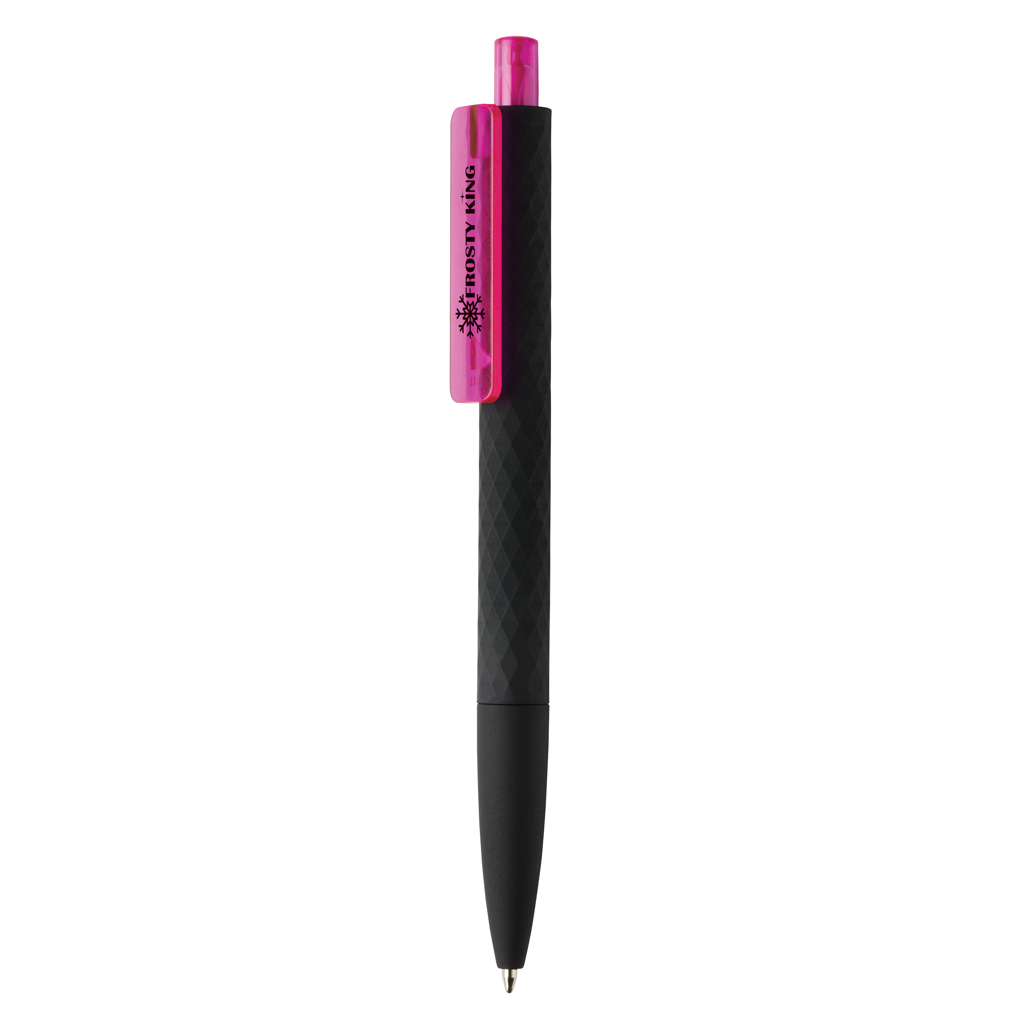 Kugelschreiber X3-Black Smooth-Touch aus recyceltem ABS, bedruckbar